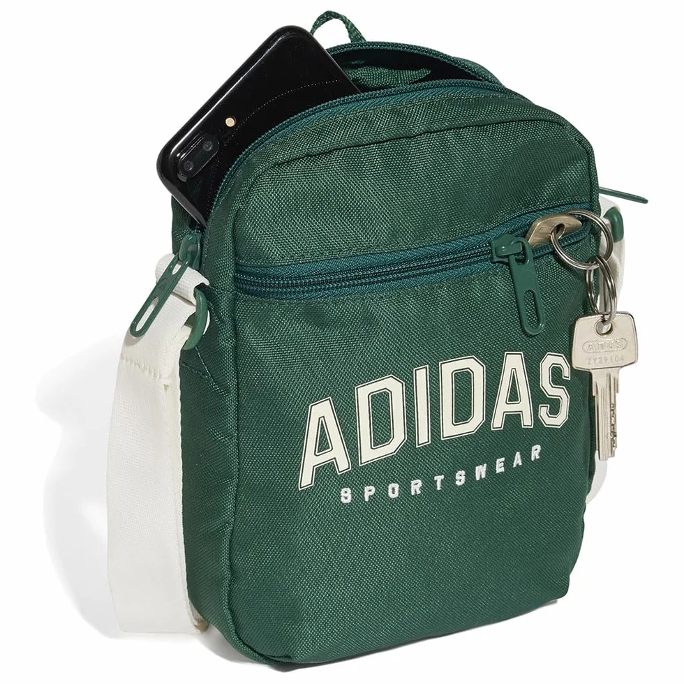 adidas Organizador unisex para adultos con estampado clásico, color verde