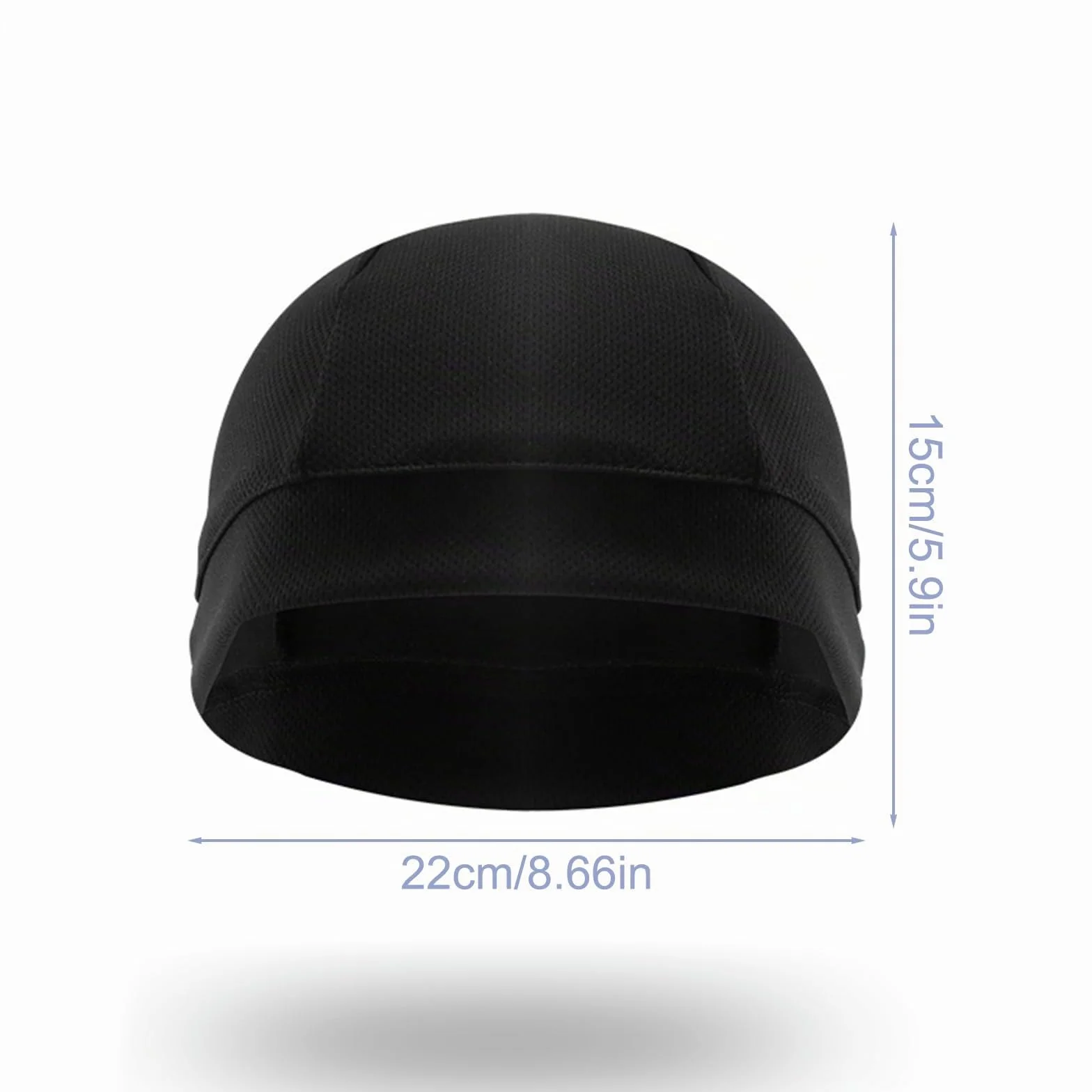 Amexo 2 Piezas Gorro Bajo Sotocasco Ciclismo Calavera Negro Gris Verano Respirable Hombre Mujer
