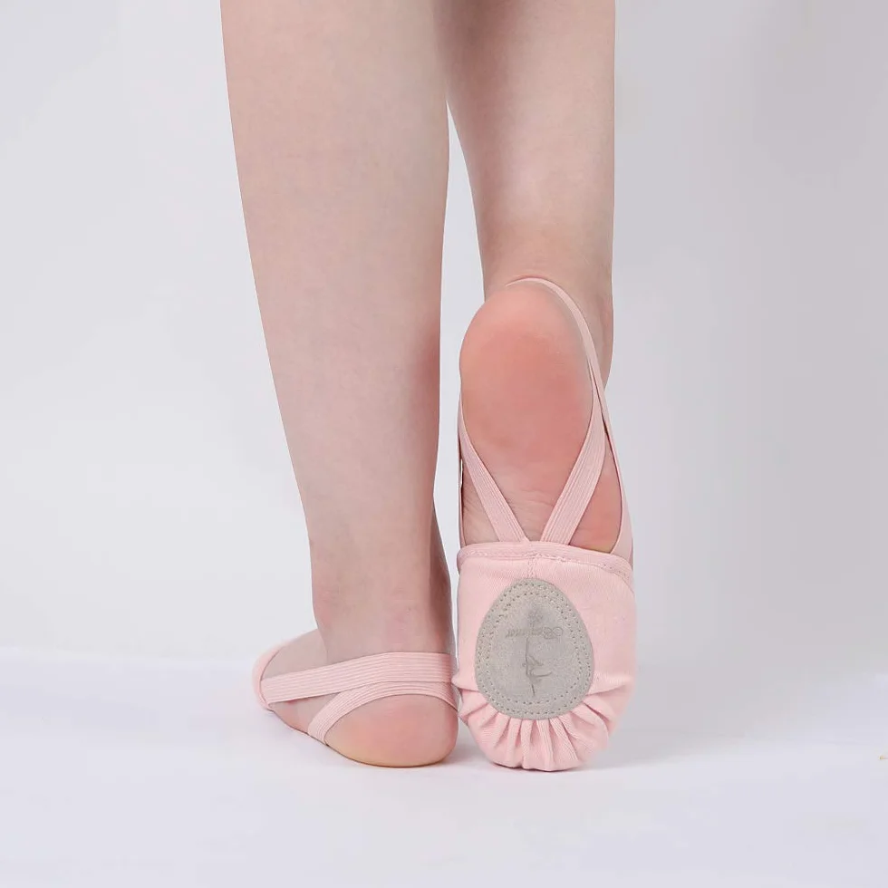 Zapatillas de Danza Zapatos Media Punta de Ballet y Gimnasia para Mujer y Niña