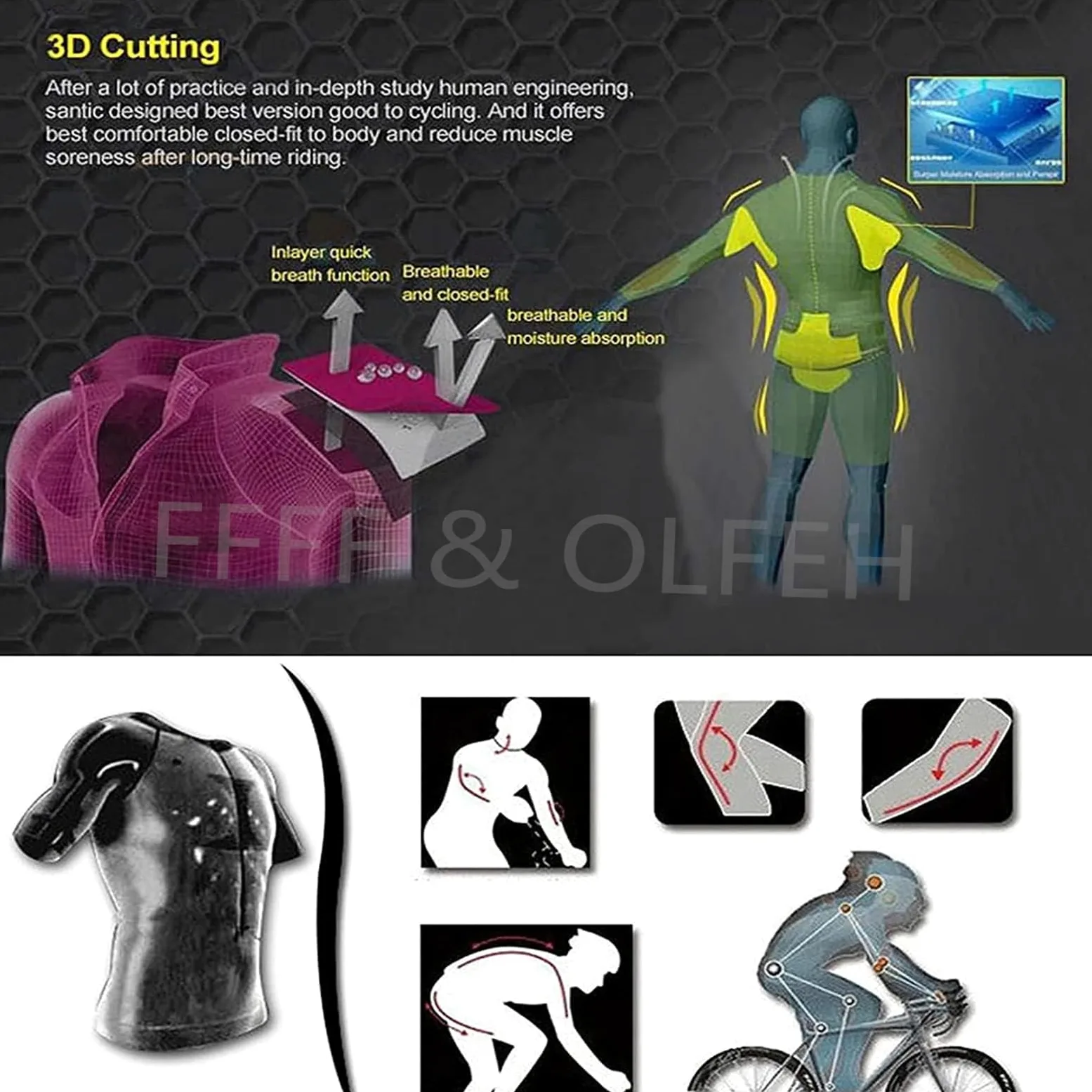 Summer Cycling Skinsuit Triatlón for Hombres, Pro Manga Corta Traje de Ciclismo con Gel Pad Ropa de Deporte Exterior Triatlón Ropa