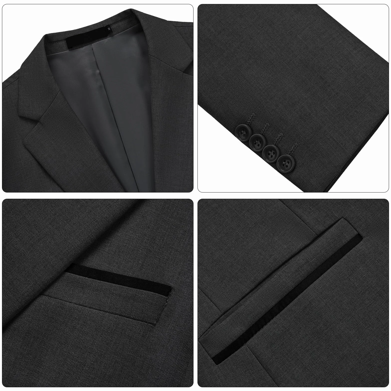 Blazer dla Mężczyzn Slim Fit 1 Guzik Elegancki Garniturowy