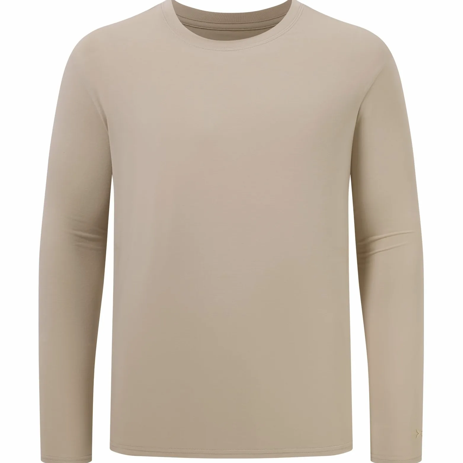 Bassdash Camiseta de Pesca de Manga Larga para Hombre, Mezcla de algodón Ultra Suave UPF 50+, protección Solar UV, Camiseta de Rendimiento Informal