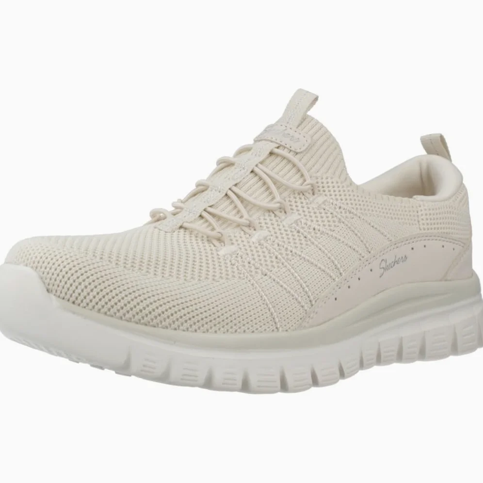 Skechers Graceful - Picture Mujer, Carbón, 39.5 EU