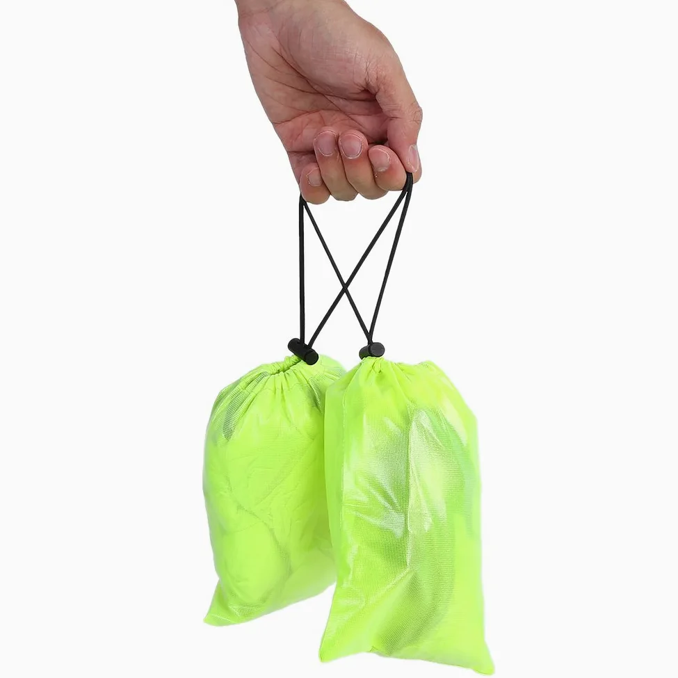 Chubasquero Impermeable Transpirable Bicicleta Unisex Verde S | Traje de lluvia reflectante para ciclismo, chaqueta y pantalón ventilados, material poliéster y TPU, ligero y plegable c