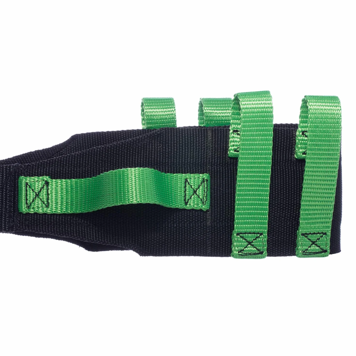 Cow&Cow - Cinturón de transferencia y caminata con hebilla de liberación rápida (6 manijas), 132,08 cm, Verde