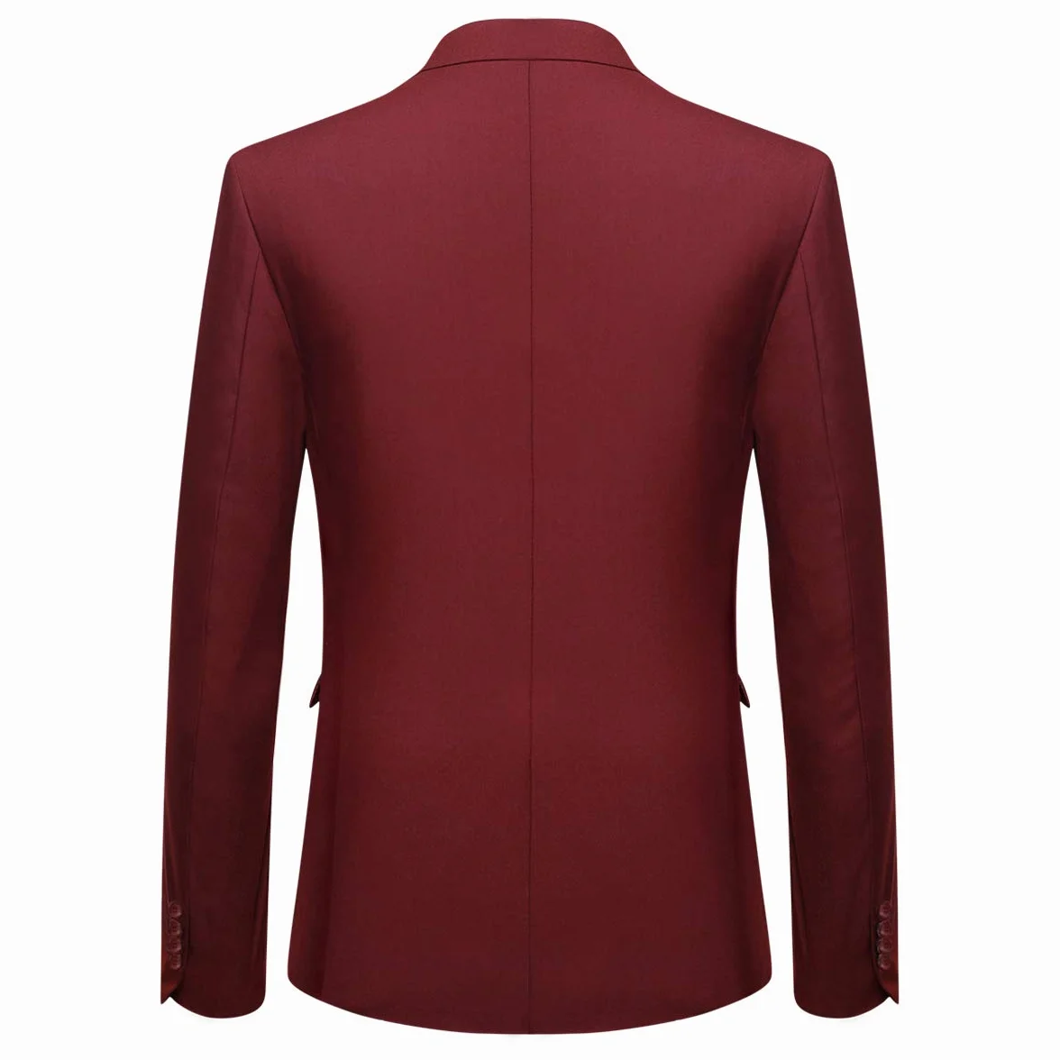 Traje de 3 piezas para hombre Allthemen, ajustado, dos botones, para la oficina