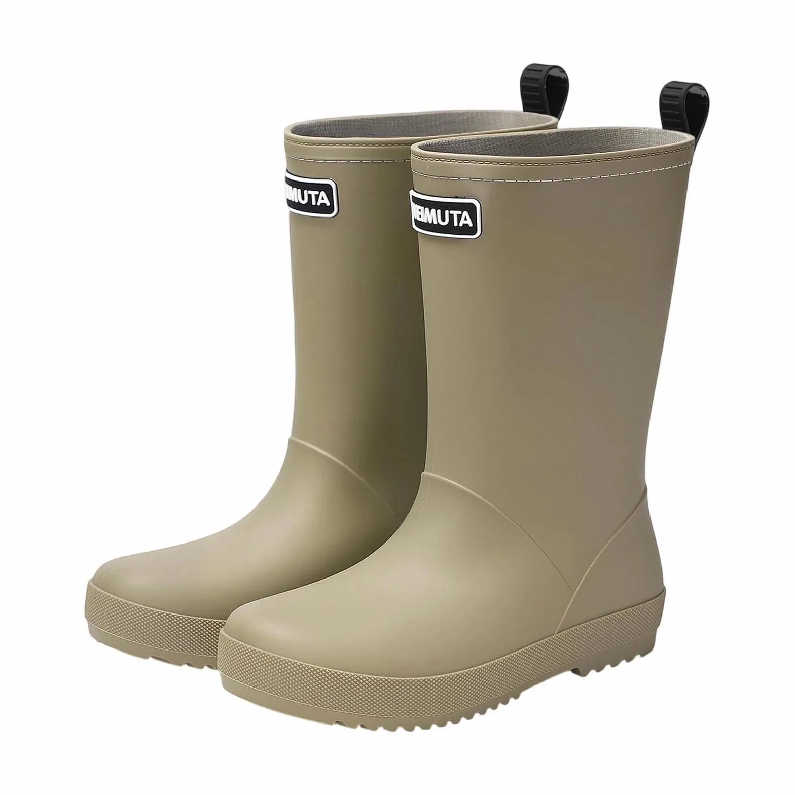 Generisch Botas de lluvia para mujer, caña media, ligeras, antideslizantes, de goma | Botas de goma ligeras, antideslizantes, impermeables, ideales para senderismo, camping y actividades al aire libre