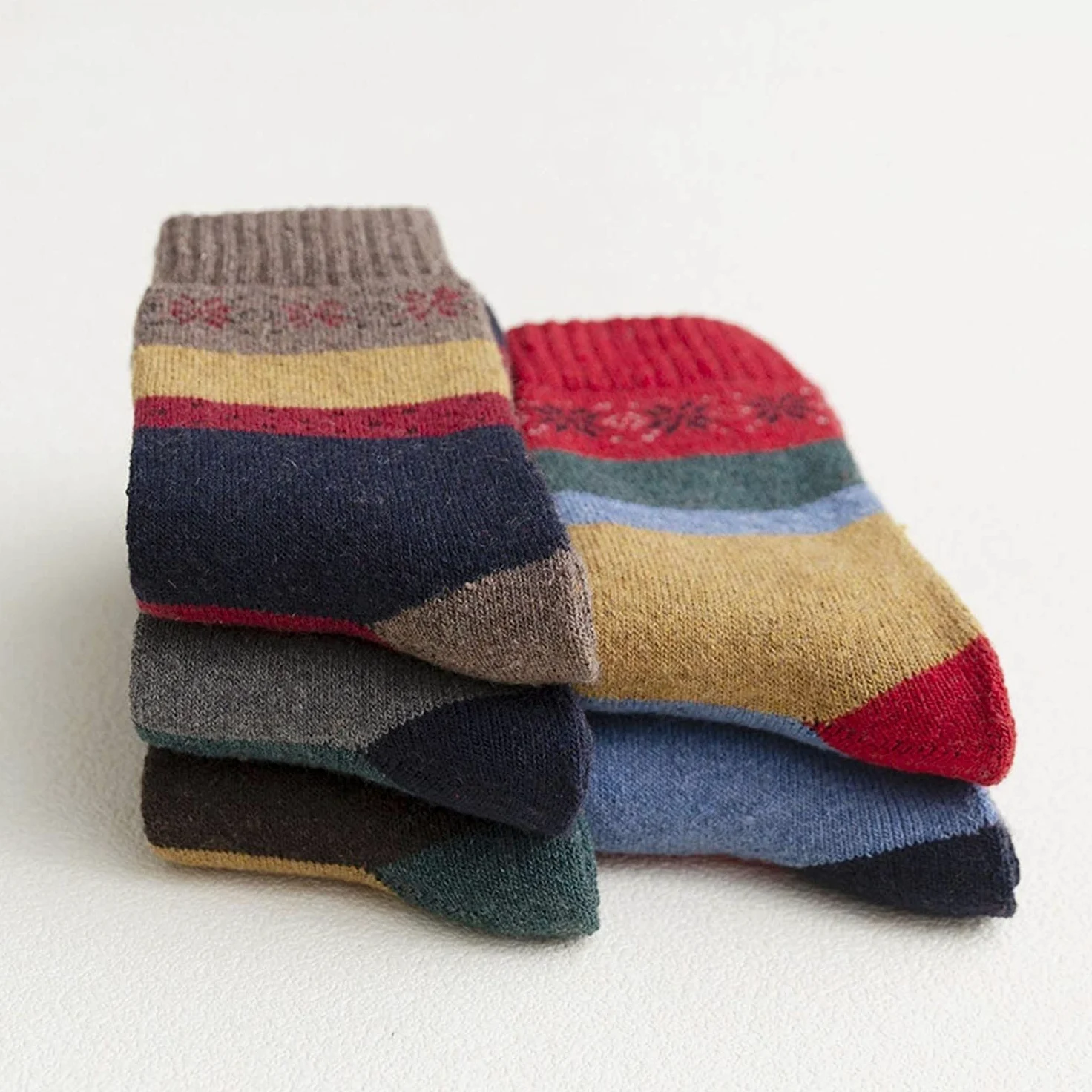 Calcetines 10 Pares De Calcetines De Lana, Calcetines Térmicos Para Mujer, Calcetines Cálidos De Invierno, Calcetines Gruesos, Calcetines Vintage Calcetines De Moda