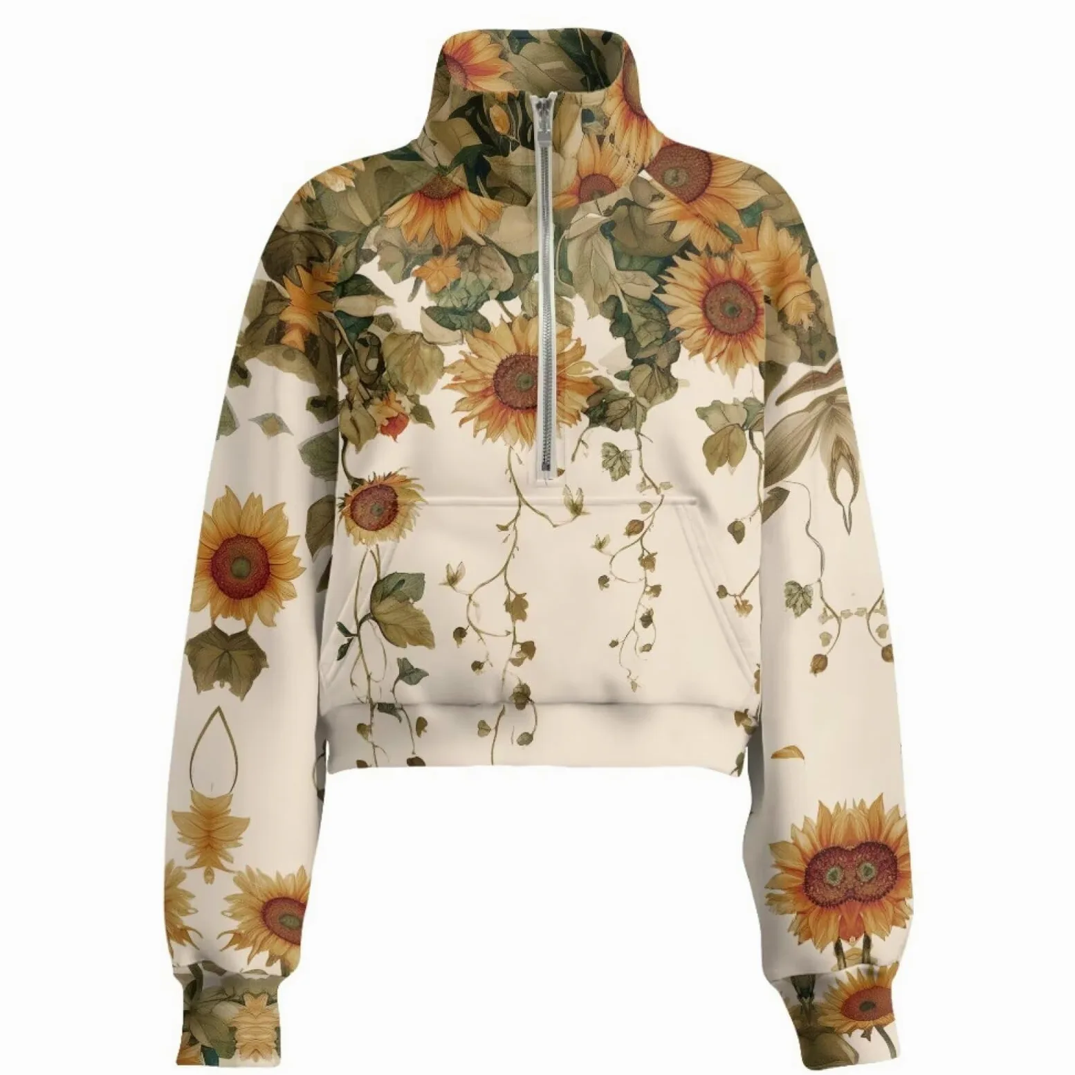 Sudadera de cuello alto para mujer, media cremallera, manga larga, para otoño, entrenamiento, invierno, cálida y suave