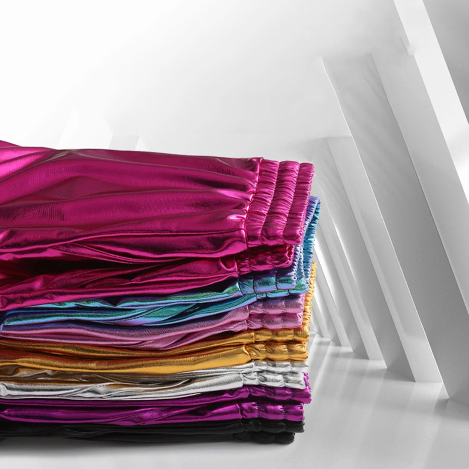 2025 - Pantalones de ejercicio de verano para niños (niños y niñas), pantalones de baile con ribete de cuero, pantalones cortos de tres cuartos, pantalones cortos de baile modernos, altura recomendada