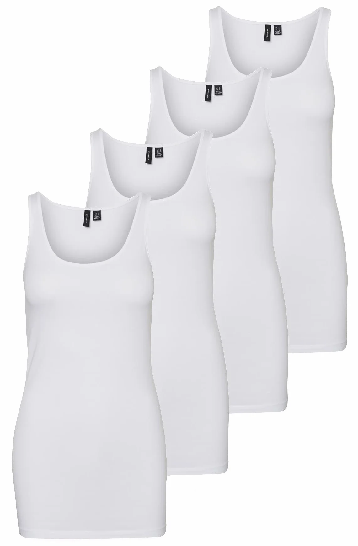 VERO MODA Vmmaxi My Soft UU Noos-Camiseta de Tirantes Anchos para Mujer