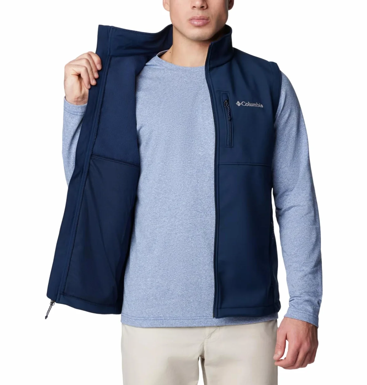 Columbia Ascender II Softshell Vest, Chaleco de Softshell para Hombre
