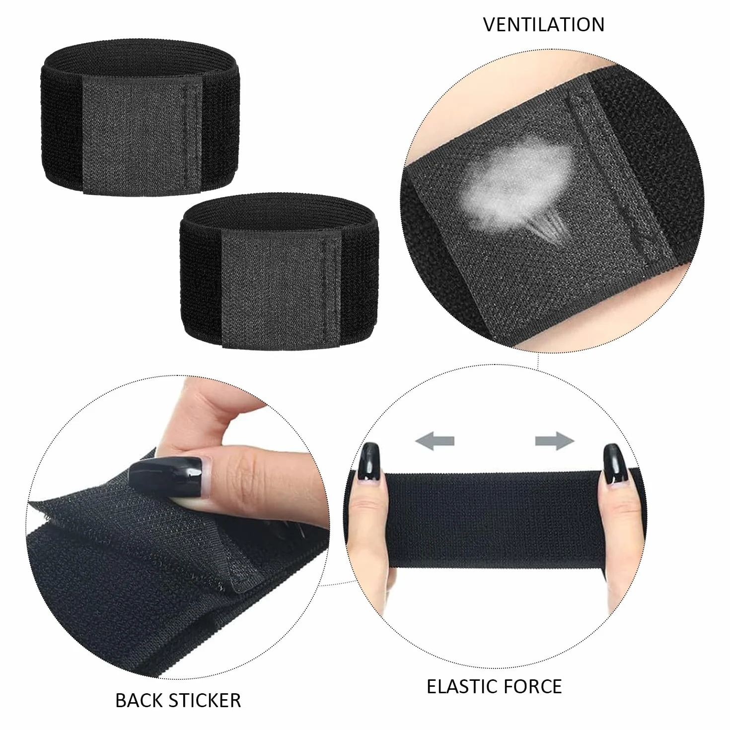 1 Par De Protectores para Piernas Y 2 Piezas De Correas para Piernas, Calentadores Anticolisión, Calentadores Elásticos para Piernas, Adecuados para Correr, Fútbol, ​​Montañismo Y Ciclismo