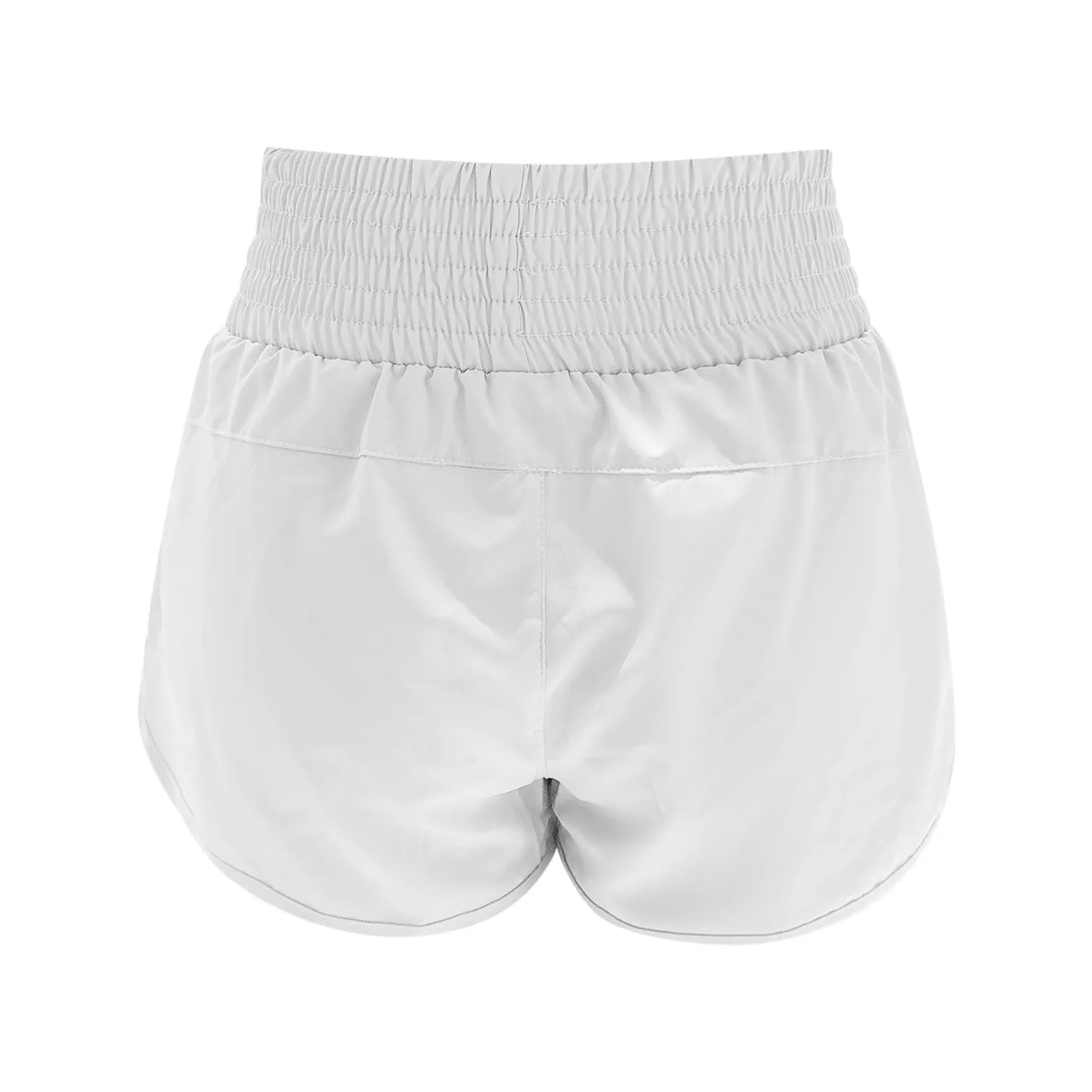 Pantalones Cortos Yoga Cintura Alta Anchura con Forro Incorporado Transpirables Secado Rápido para Entrenamiento Gimnasio Usar General Mujer Tejido Elástico Cómodos Funcionales Bolsillo