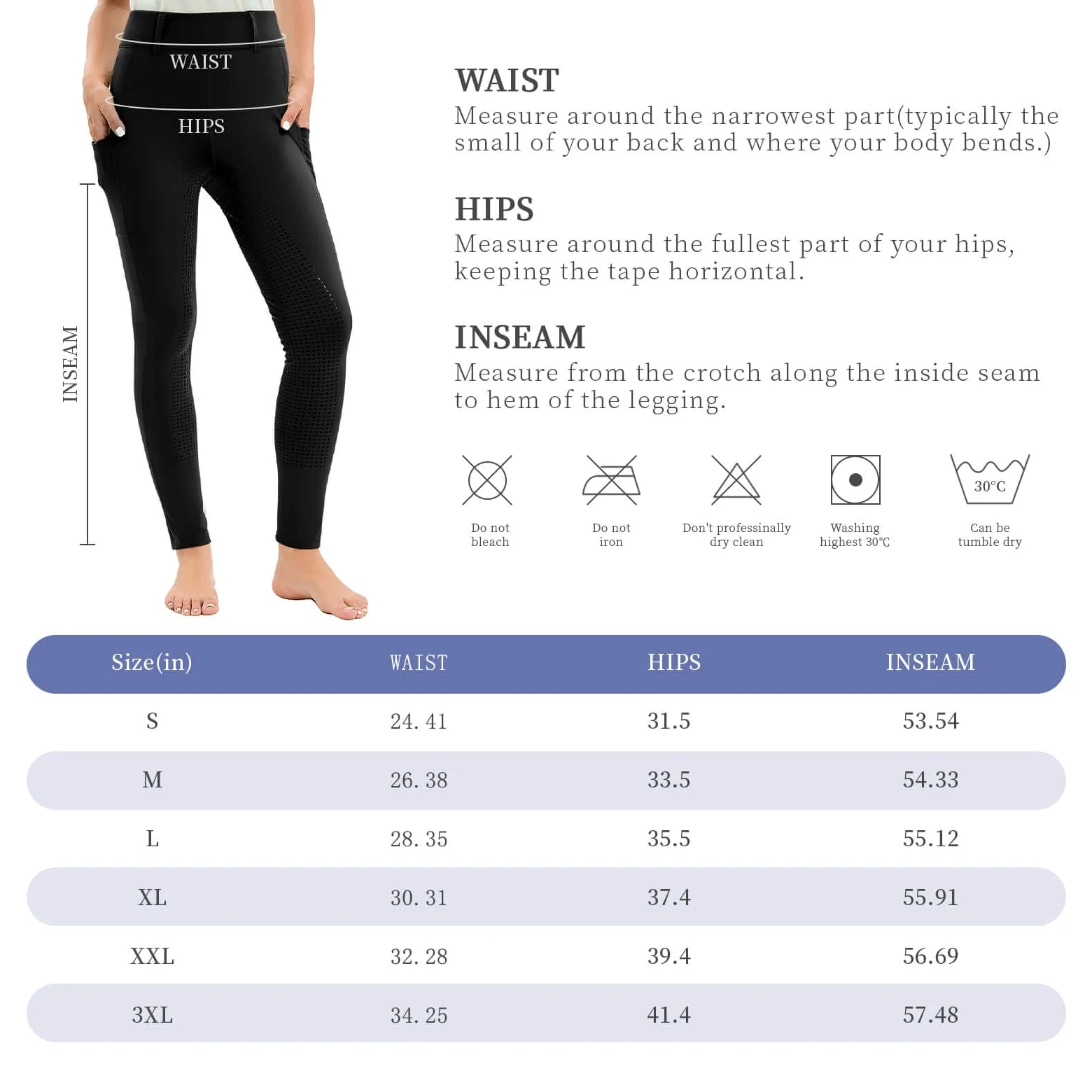 Leggings de equitación para mujer, con funda para el móvil, cintura alta, elásticos, con trabillas para cinturón