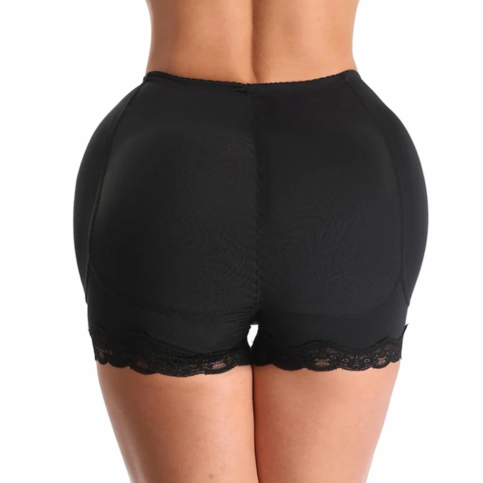 Mujer Bragas con Relleno Braguitas - Braguitas Moldeadoras De Abdomen Y Glúteos para Mujer, con Relleno para Caderas, Moldeadoras De Muslos, con Ganchos Y 4 Almohadillas