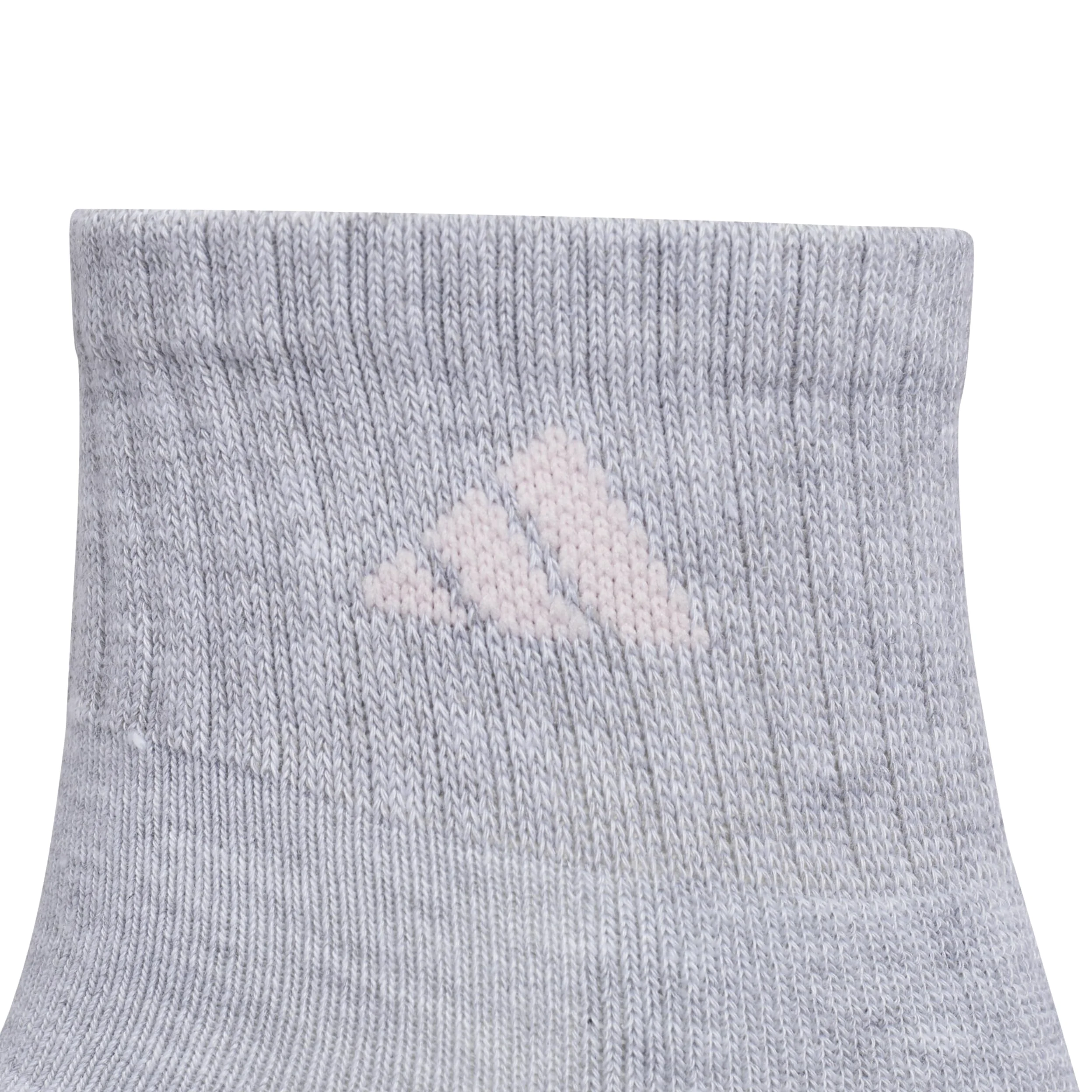 adidas Ankle Socks, Athletic Cushioned Quarter Fit, 6-pack, Durable, Comfortable, Cooling, With Compression Calcetín de cuarto Mujer (Pack de 6)