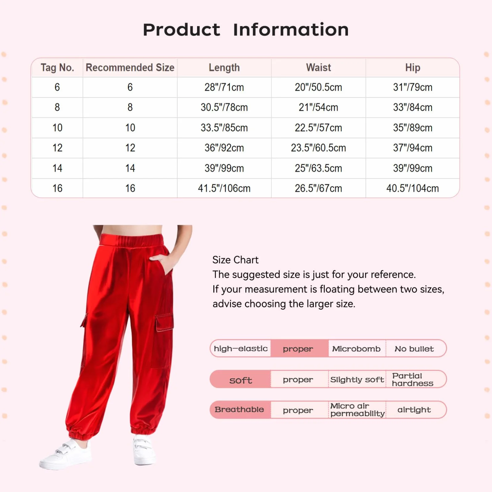Freebily Pantalones de Cuero Metálico Brillante para Niñas Niños Deportivos Elásticos Jazz Hip Hop Baile