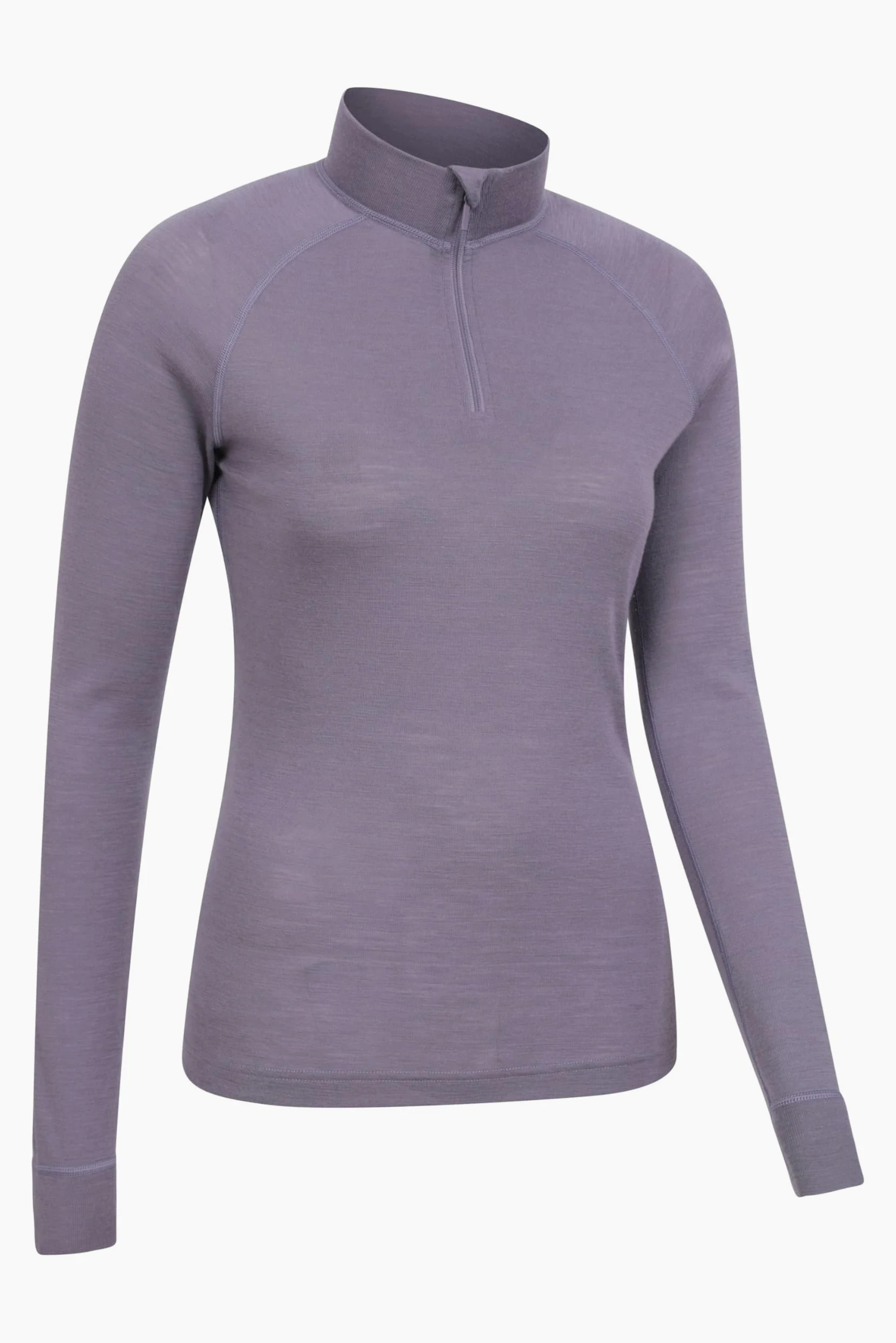 Mountain Warehouse Camiseta térmica para Mujer Merino - Camiseta térmica de Manga Larga para Mujer, Ligera y de fácil Cuidado - Lo Mejor para el Invierno