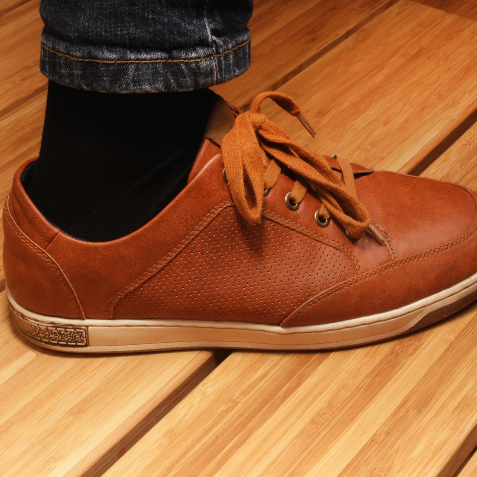 BambooMN – Extra grueso de la mujer antimicrobiano Tejido de rayón de bambú calcetines de caña media – talla M/L/XL