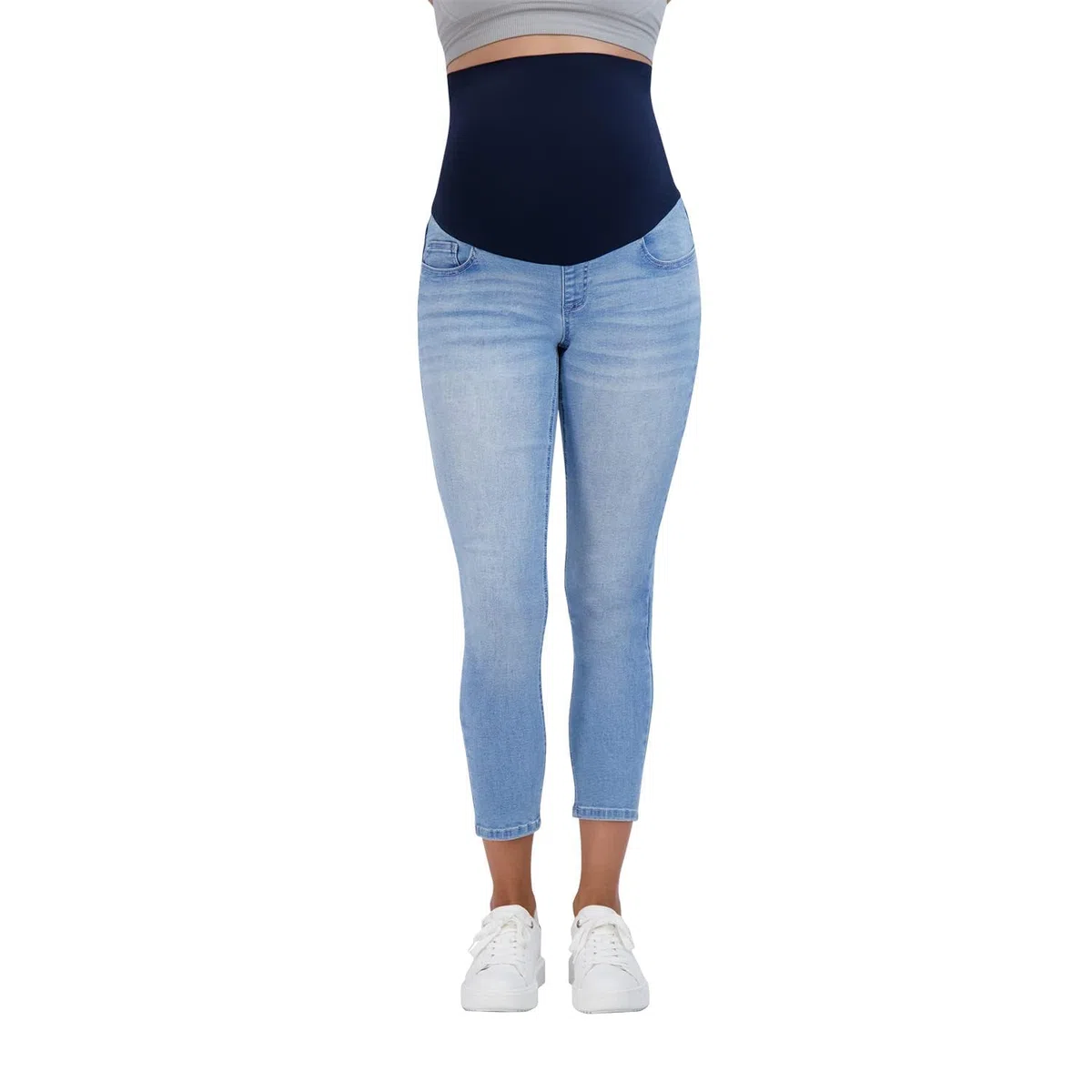 Savi Parker Vaqueros de maternidad para mujer sobre el vientre, ropa de embarazo para todas las estaciones, pantalones de maternidad