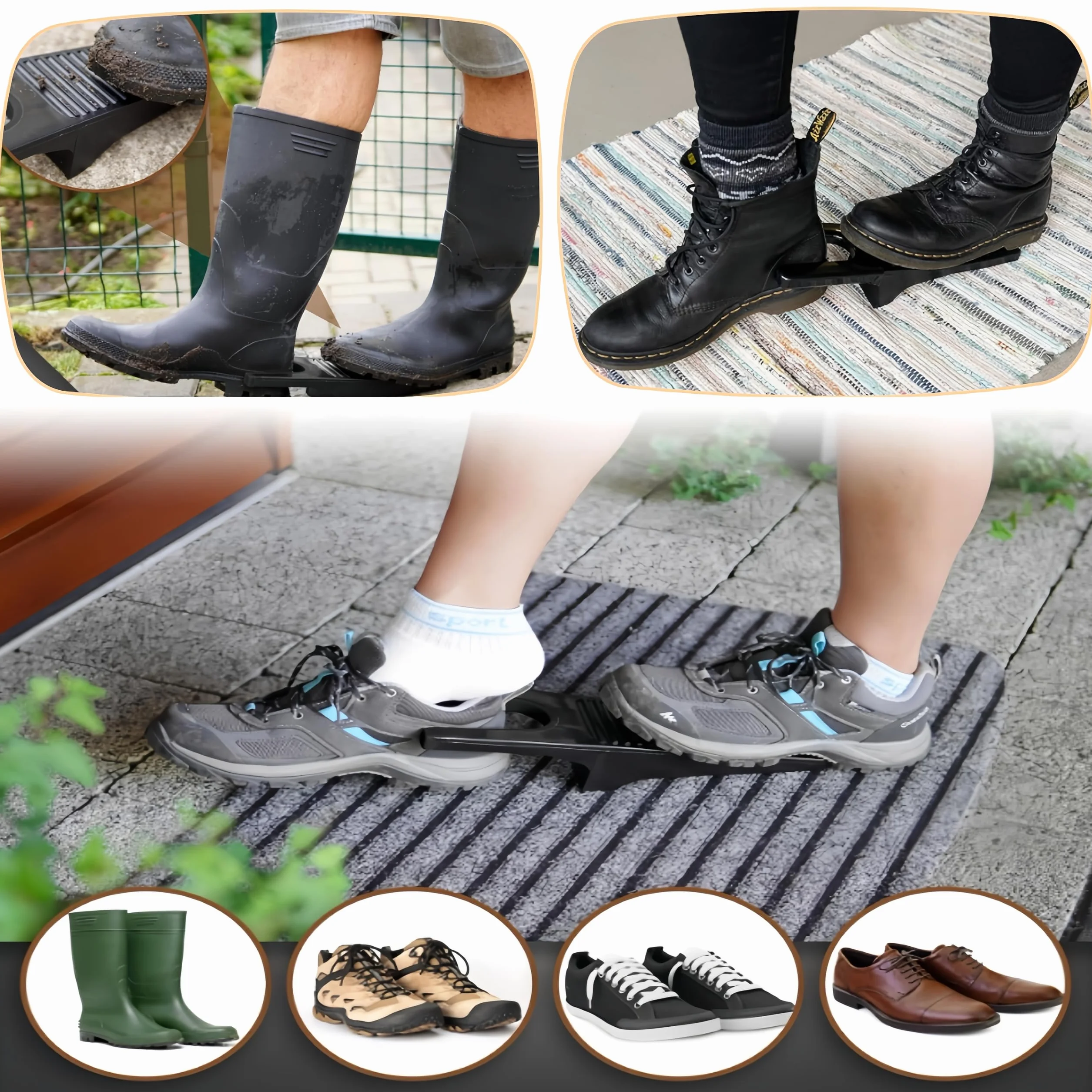 3 piezas de plástico para botas de montar con arañazos de suciedad, de plástico, resistentes a la intemperie