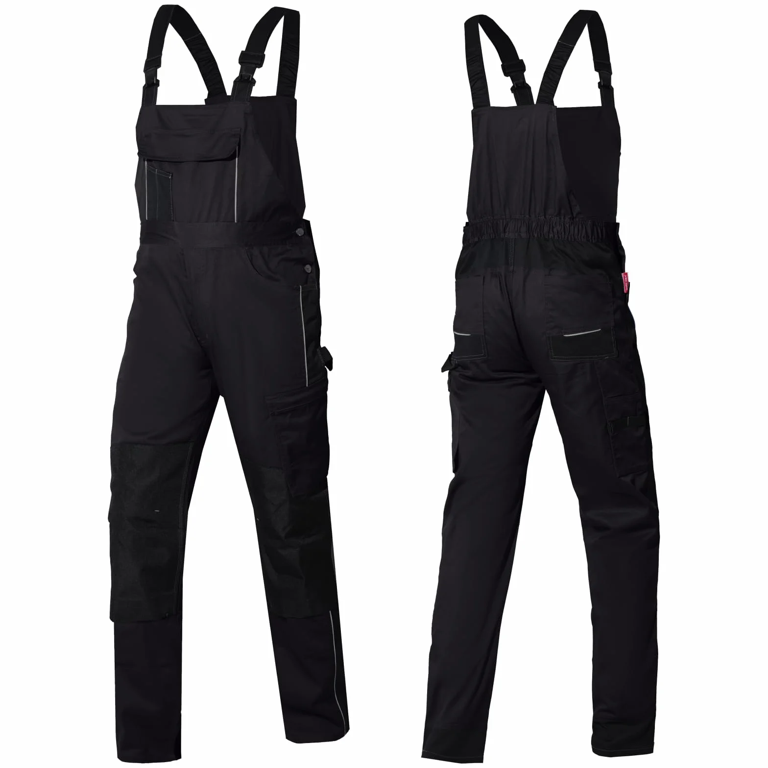 WORK IDEA Pantalón de Trabajo elástico para Hombre con múltiples Bolsillos y Bolsillos para Herramientas