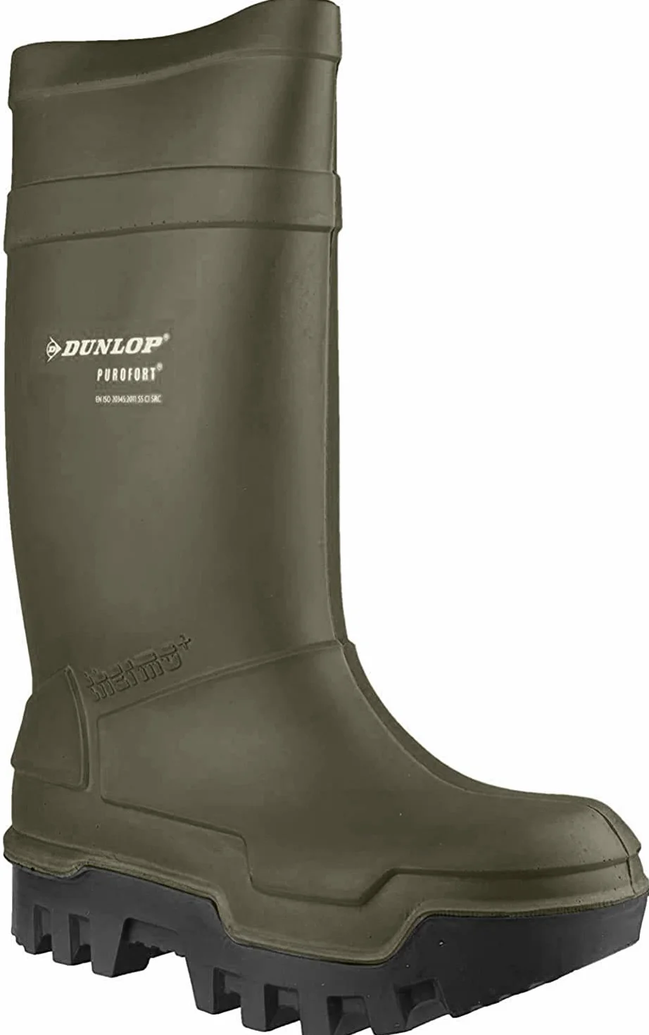 DUNLOP Protective Footwear, C662933, Purofort Thermo+ Full Safety, Verde Oscuro/Negro
