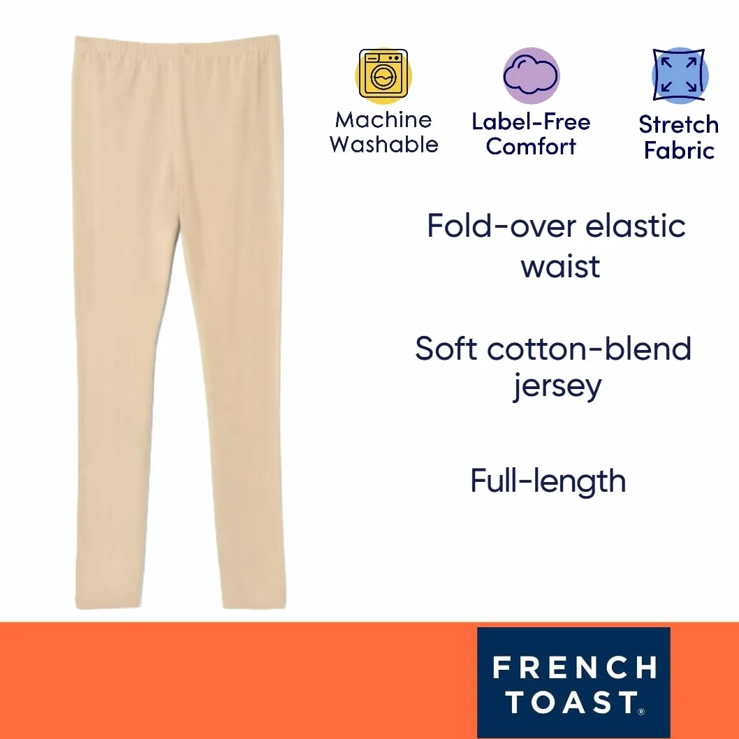 French Toast Basic Solid Leggings Niñas