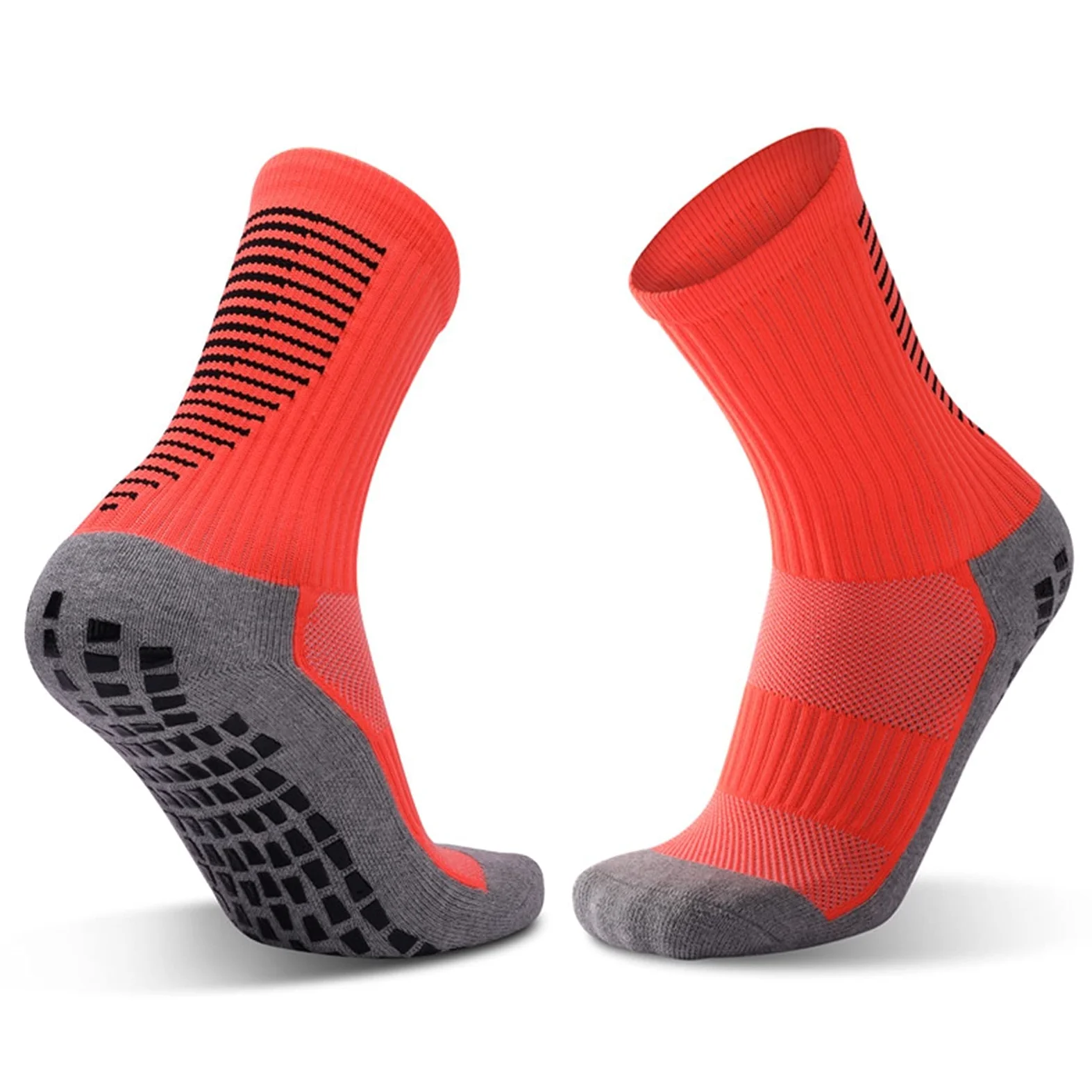 Calcetines Antideslizantes de la Rodilla de fútbol, ​​fútbol Antideslizante/Baloncesto/de Hockey Deportes de Deportes Calcetines de Grano Espesado Toalla Inferior cortando Calcetines de Correr