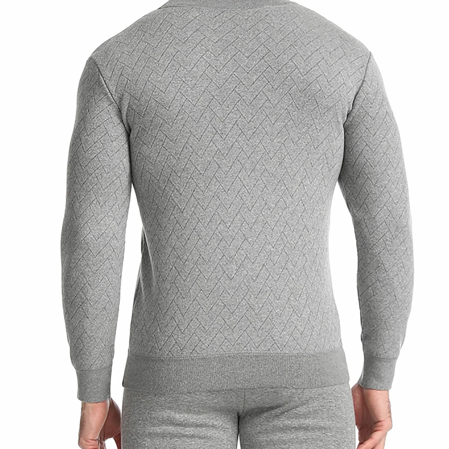 Ropa Interior Térmica Hombre Invierno Transpirable Conjunto Térmico de 2 Piezas Camiseta Térmica Hombres Manga Larga Pantalones Largos, Funcional Conjuntos Térmica