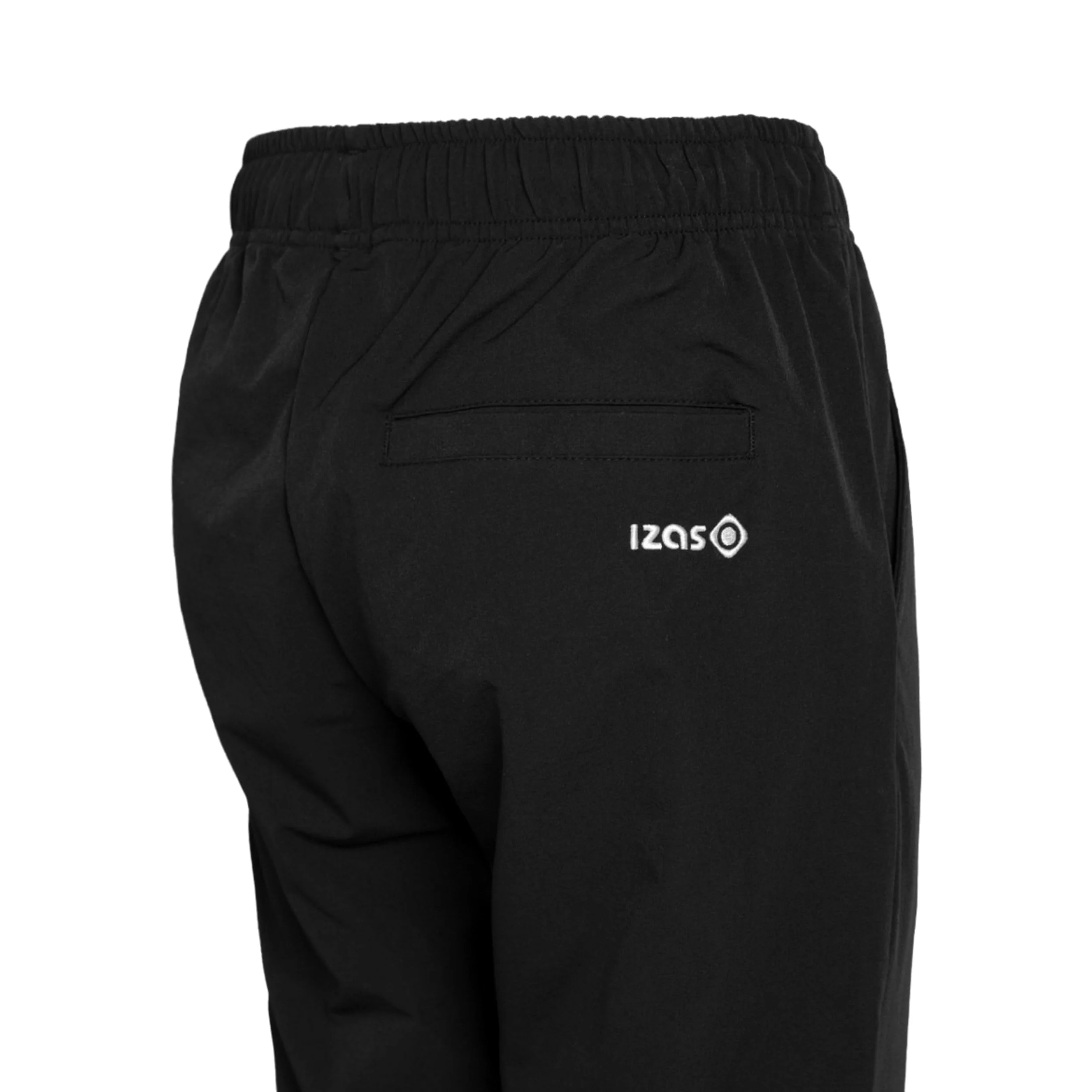 Izas Louis W Pantalón de Mujer Mount-Stretch Elástico para Trekking y Running, Repelente al Agua, Transpirable, Secado Rápido, Cinturilla Ajustable, Bolsillos Laterales y Trasero