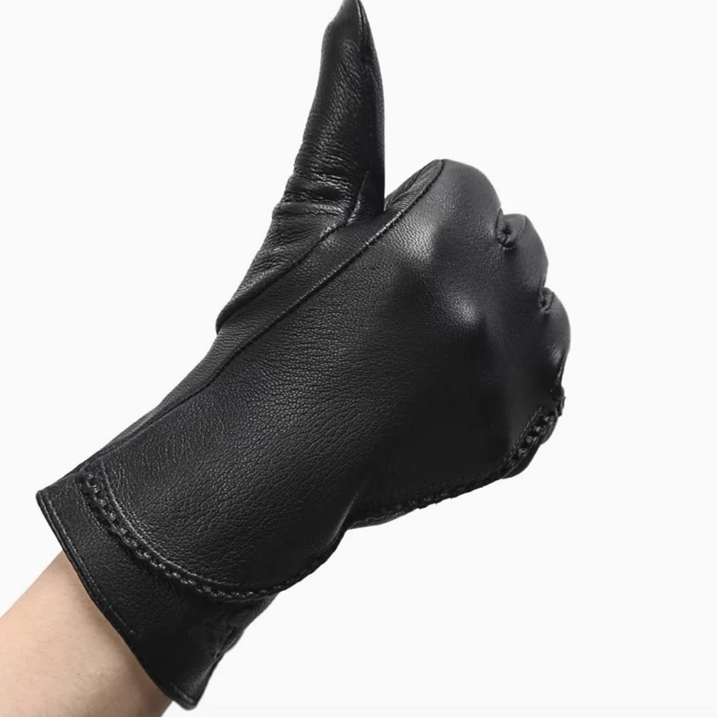 Xzeit Guantes más cálidos, guantes cálidos de invierno, guantes cálidos de invierno, guantes de cuero cálidos para mujer, guantes de esquí