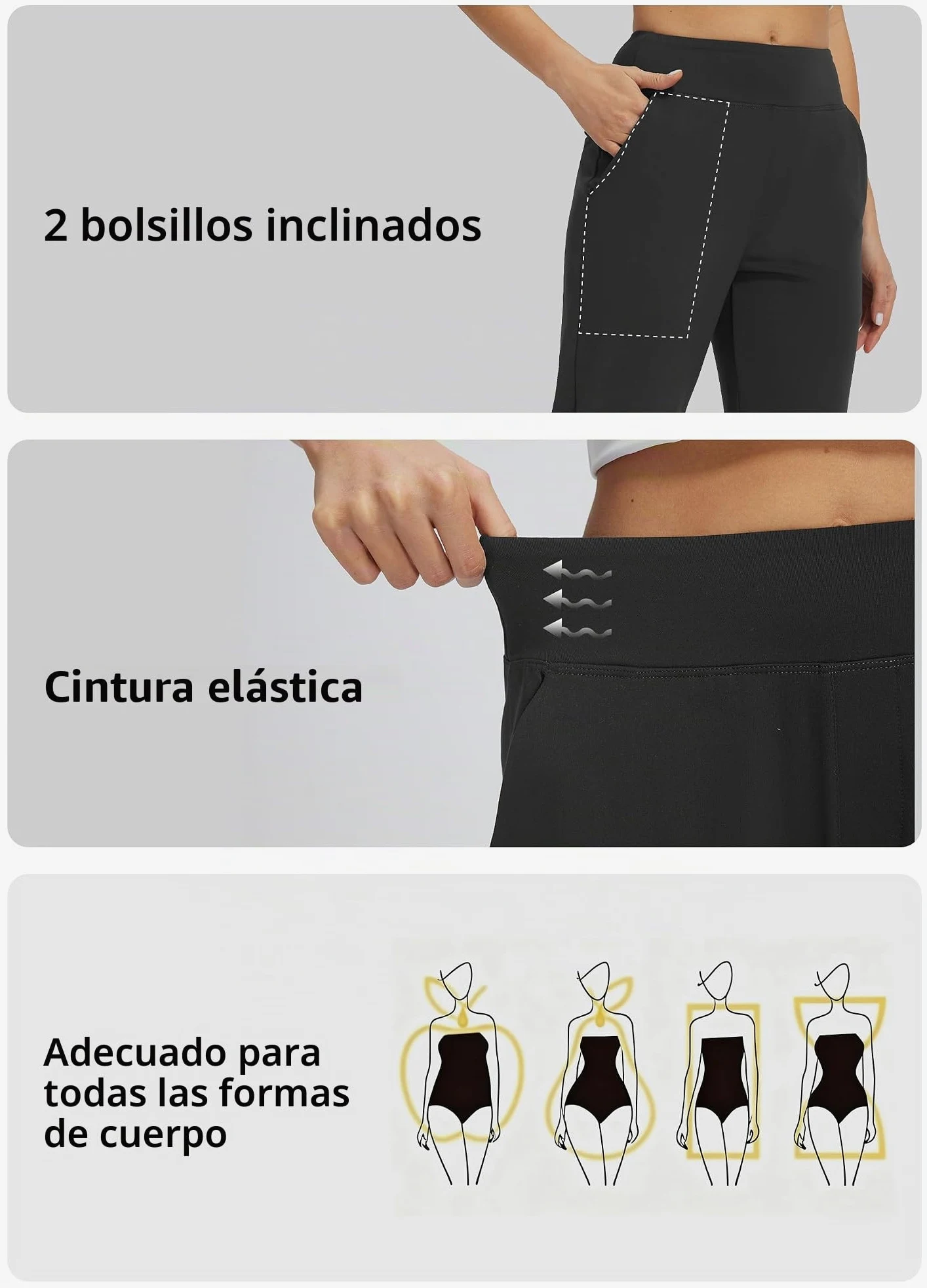 Libin Pantalones Vestir Casuales Mujer 7/8 Jogger | Pantalón Deportivo Elástico Informal Ligero De Verano Estilo Negocios Pantalón Para Correr Y Fitness Con Bolsillos