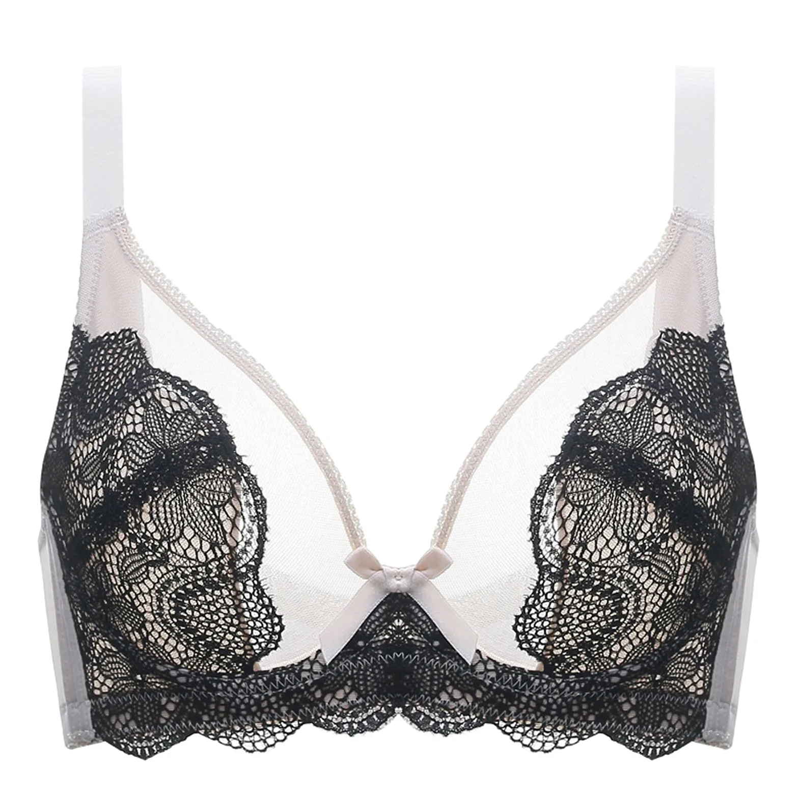 Sujetador de encaje para mujer, tamaño grande, minimiza los sujetadores sexys de cobertura completa, bralette sin acolchado