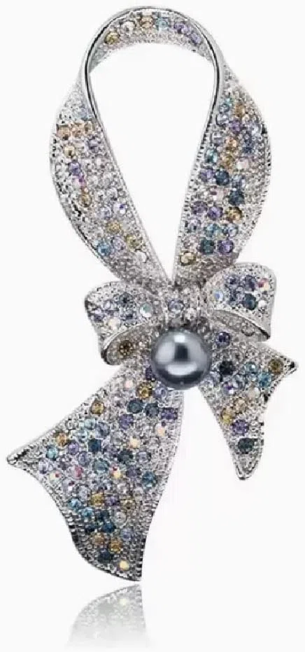 Broche Peplum Ramillete Accesorios Femeninos Broche Pin De Solapa Decoración (8 * 4,1 Cm)