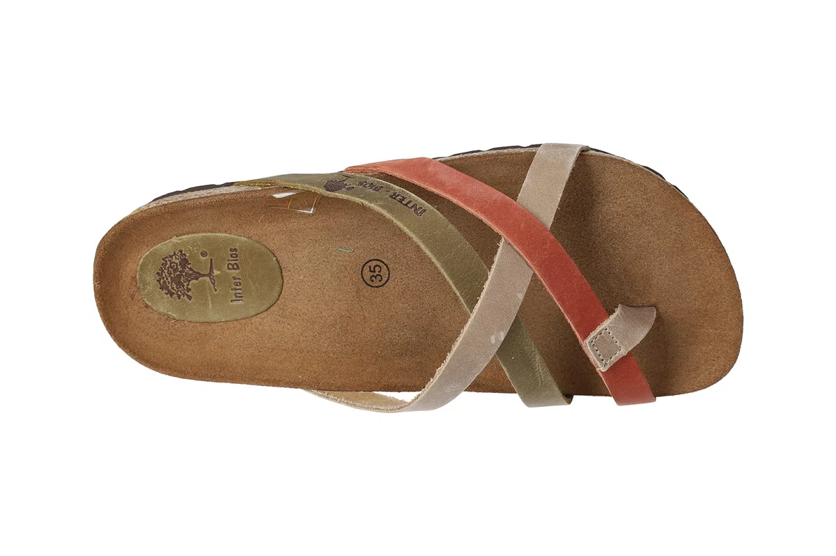 Inter Bios 7113 Sandalia BIOS Beige Mujer Sandalias