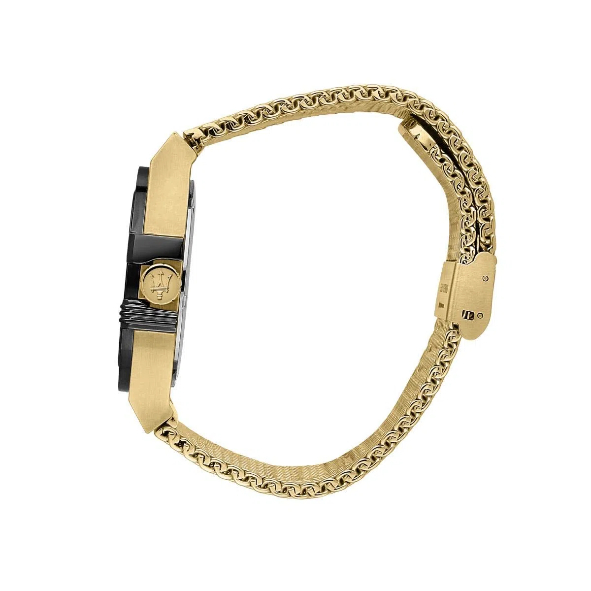 Maserati Reloj para Hombre, Colección Potenza, en Acero Inoxidable, PVD Oro Amarillo, con Correa de Acero Inoxidable - R8853108006