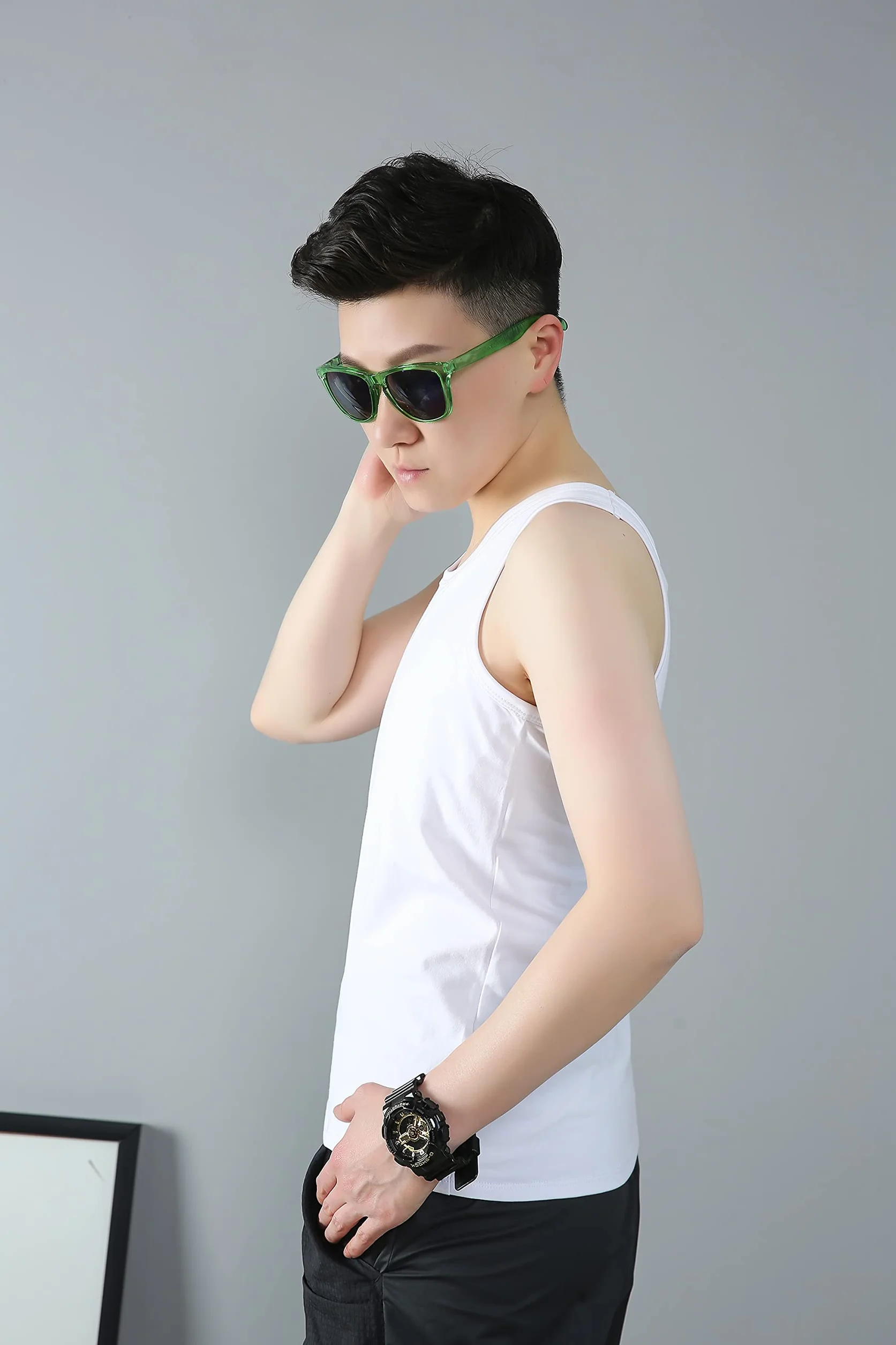 BaronHong Faja Tank Top Algodón Fuerte Banda Elástica
