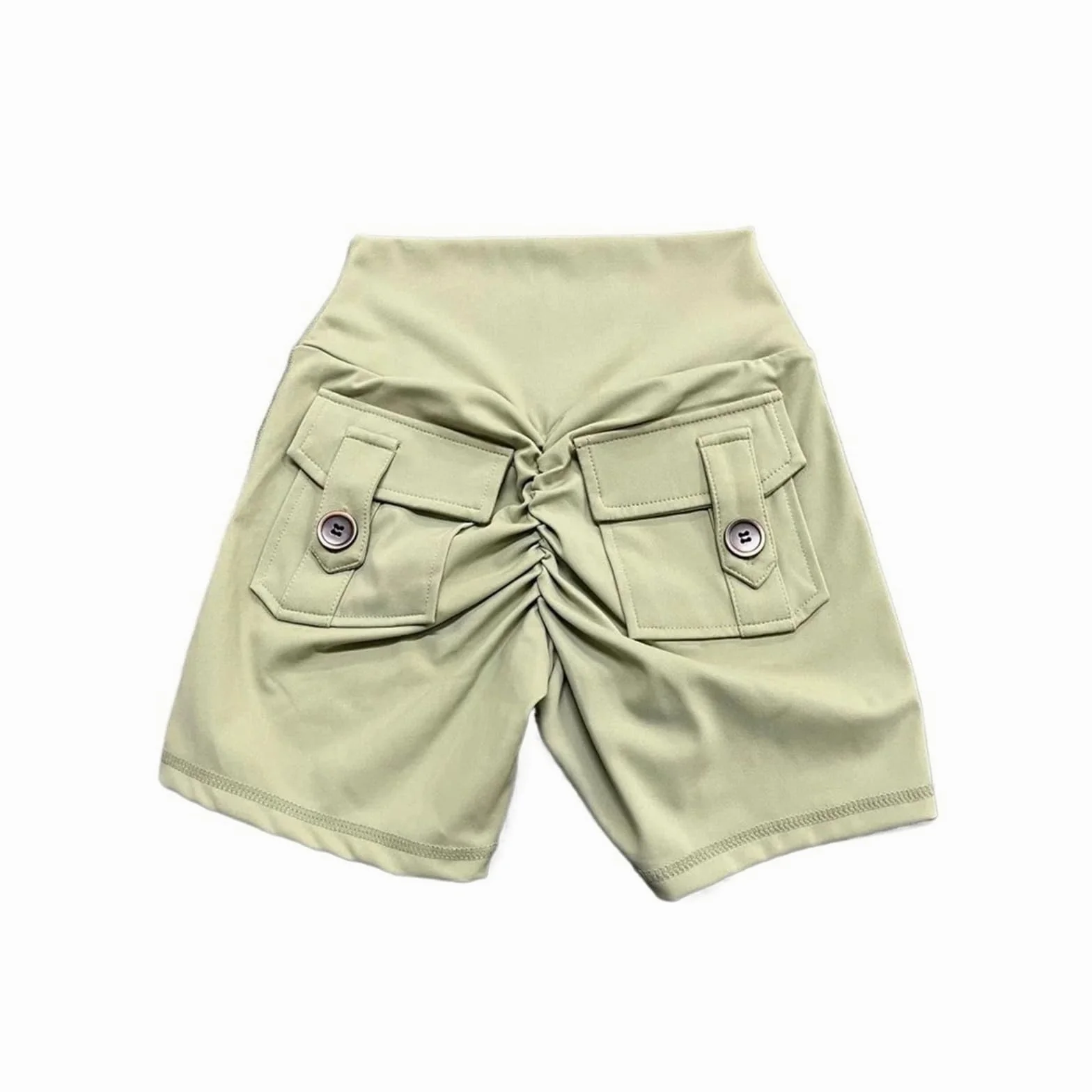 Generico Mallas Deportivas de Cintura Alta for Mujer, Pantalones Cortos Ciclismo con Efecto Push Up
