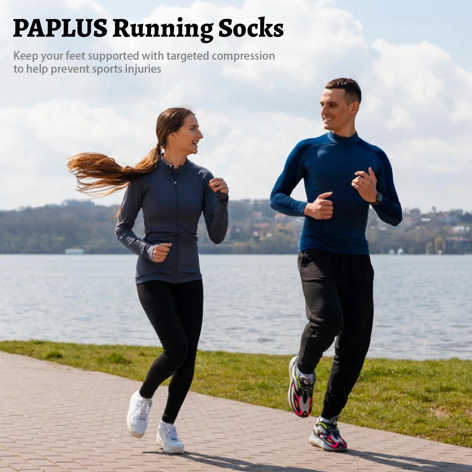 6 pares de calcetines de compresión para hombre y mujer