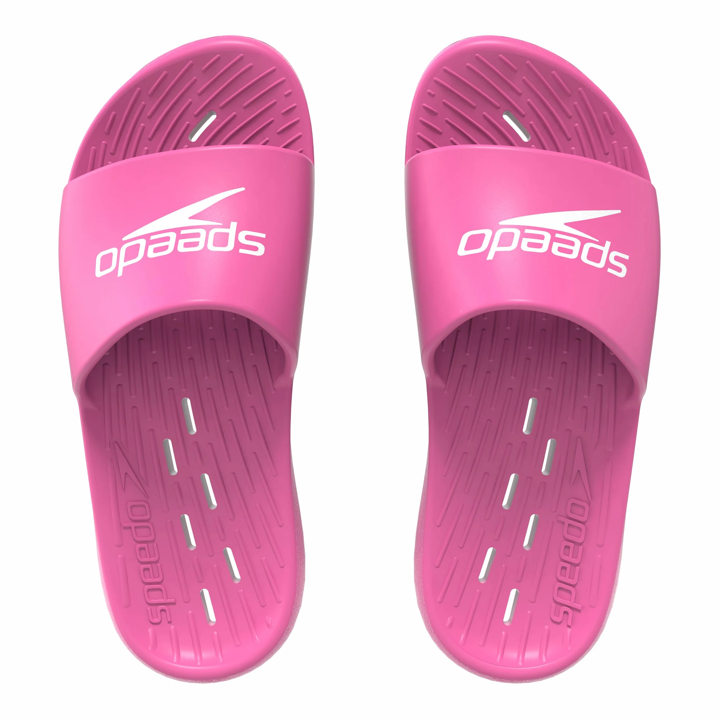 Speedo Slide J Sandalias, por Junior Unisex, Rosa/Blanco, 29.5