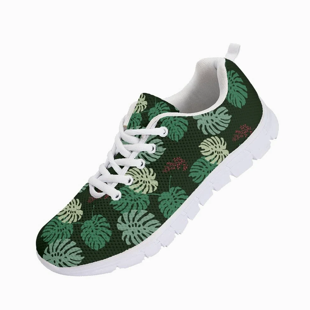 Amzbeauty Zapatos de correr de malla con diseño de Hawaii para hombre, para hombre, informales, para caminar, 6-13UK, tropical, 43.5 EU
