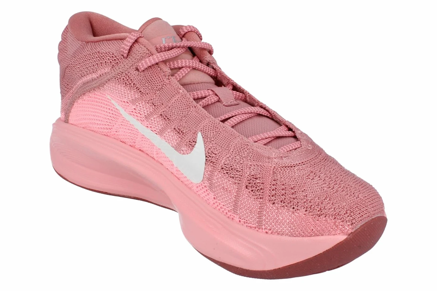 Nike G.T. Hustle 3 - Zapatillas de baloncesto (rojo polvo de estrellas/plateado metálico/tinte rosa/marfil pálido)