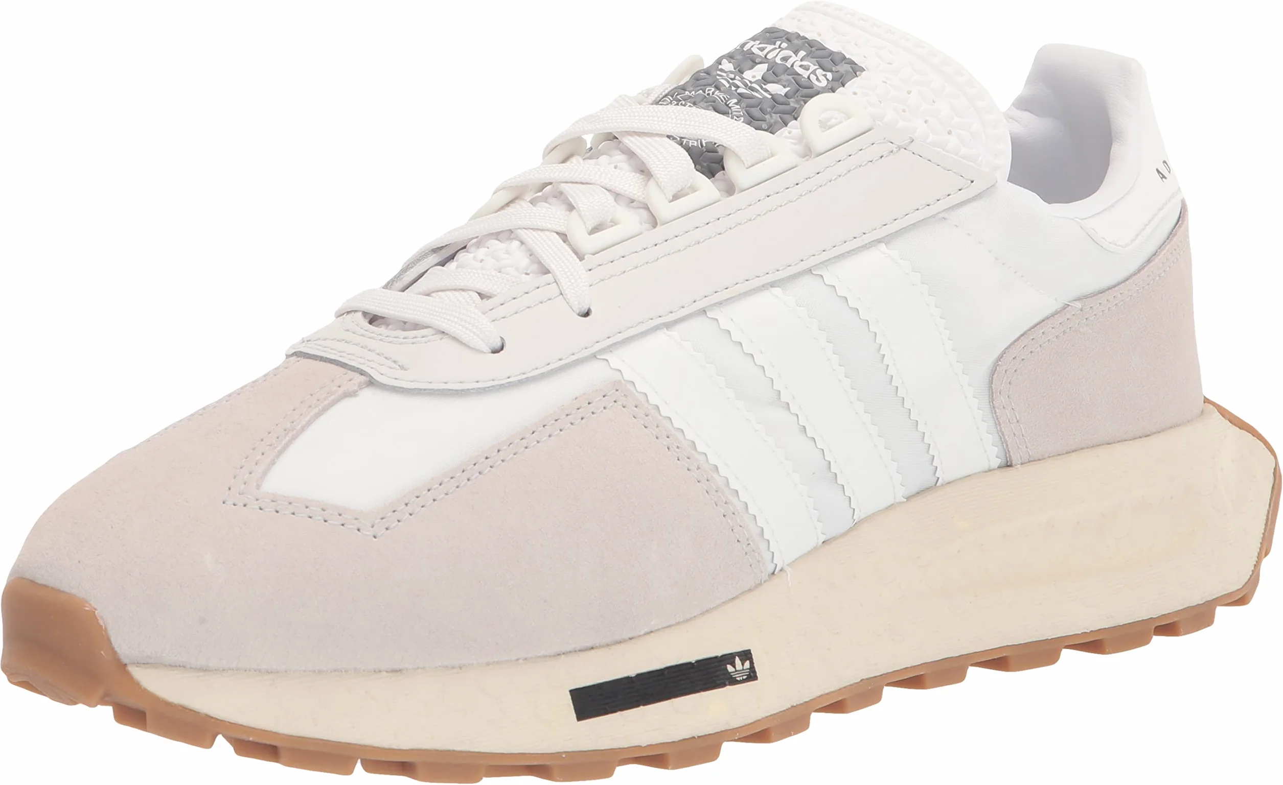 adidas Originals Men's Retropy E5 Sneaker, Crystal White/Matte Silver/White, 9.5