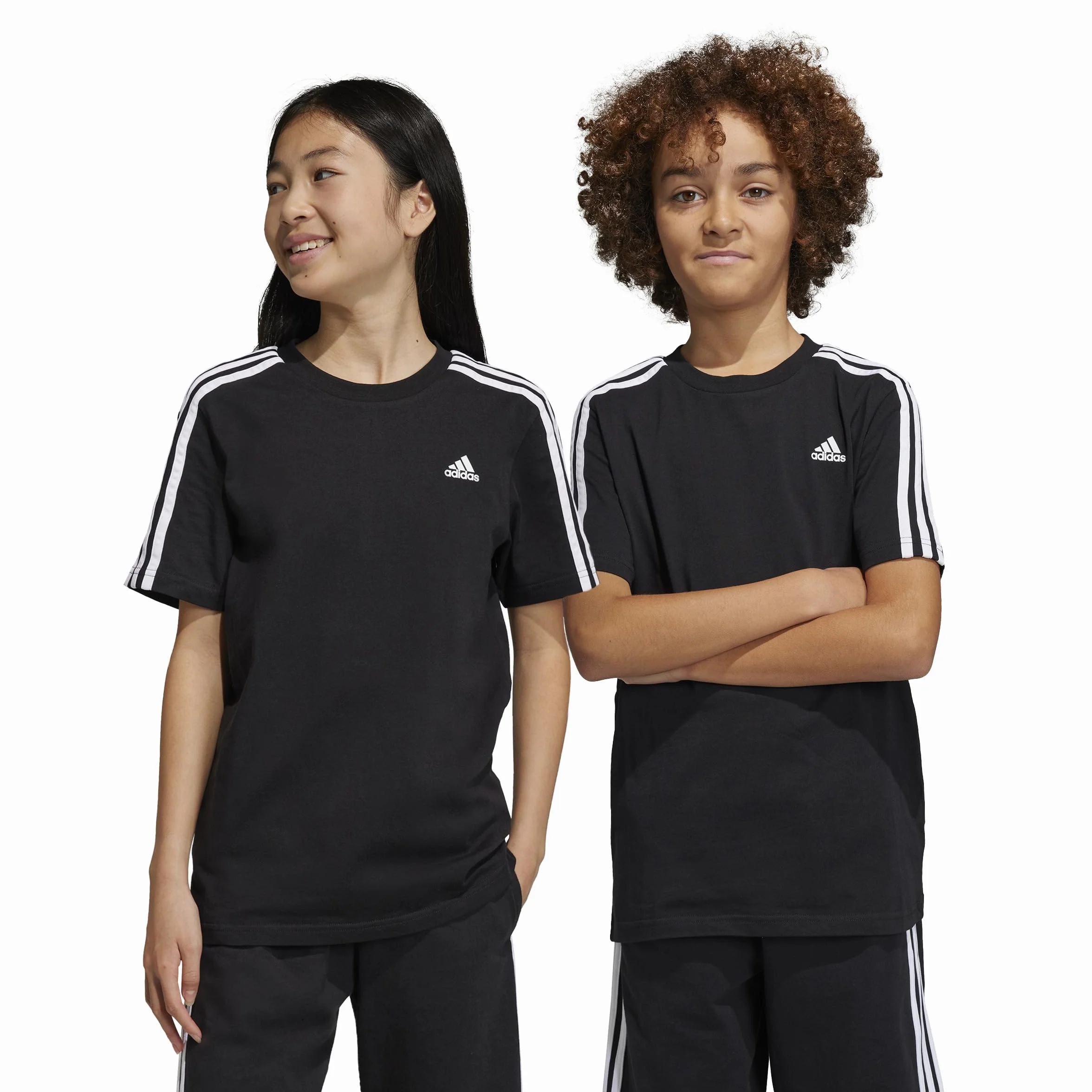 adidas Essentials 3-Stripes Cotton T-Shirt Short Sleeve Unisex