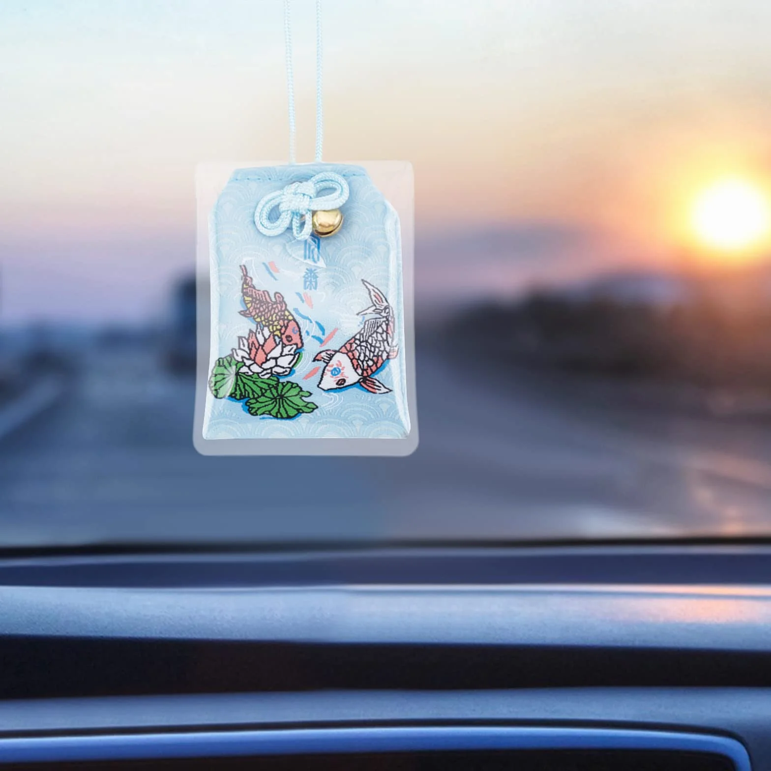 WEBEEDY Japonés Omamori Amuleto Colgantes Bolsita