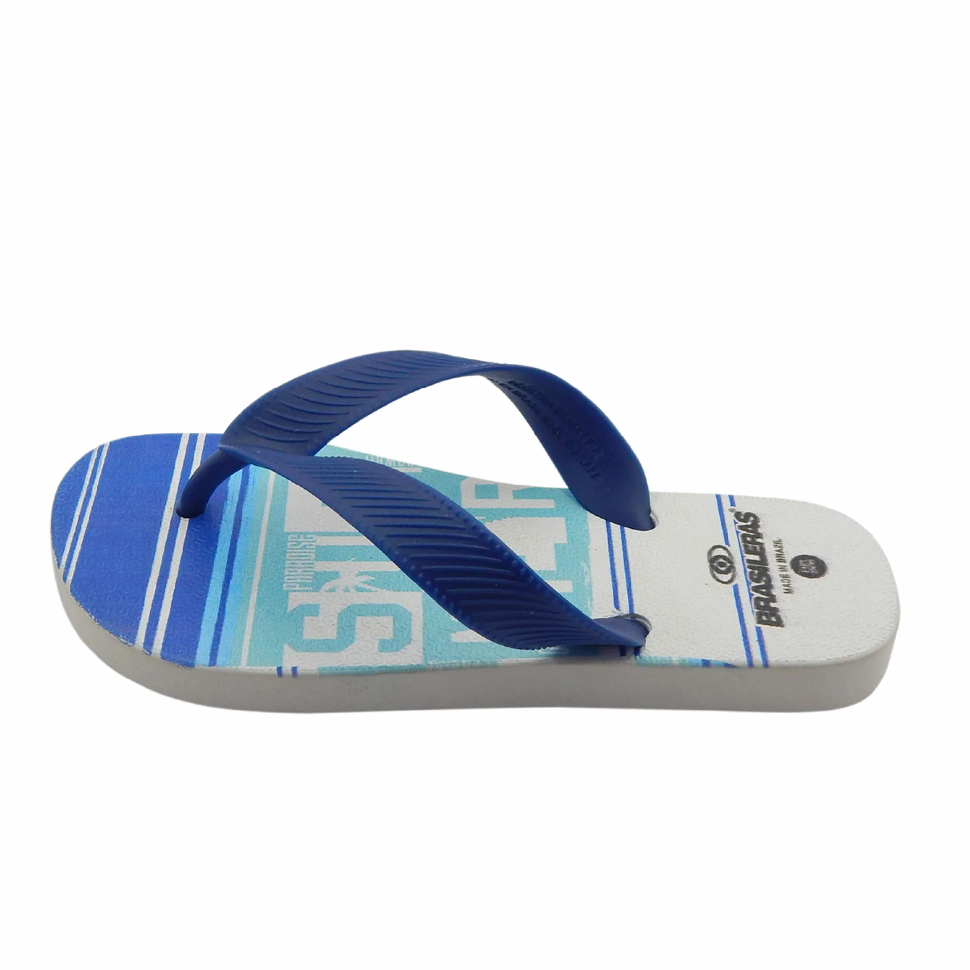 BRASILERAS - Chanclas de Playa y Piscina - Summer - Flip Flop de Suela Antideslizante - para niños - Tallas 27 al 34 EU - Hechas en Brasil