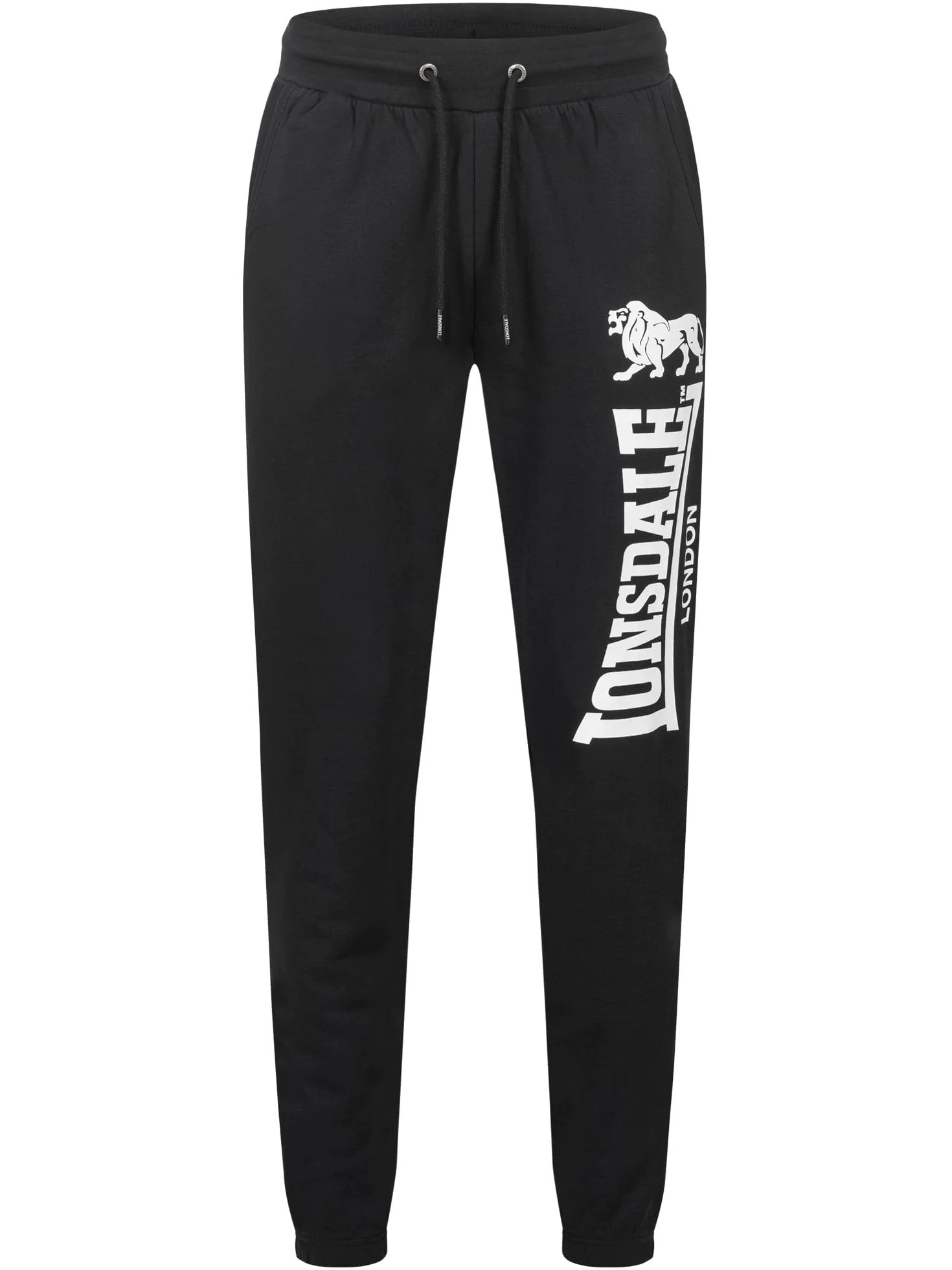 Lonsdale Ockle - Pantalones de chándal Hombre | 100% algodón peinado, cordón elástico en la cintura, 3 bolsillos, ideal para gimnasio, viajes y uso diario