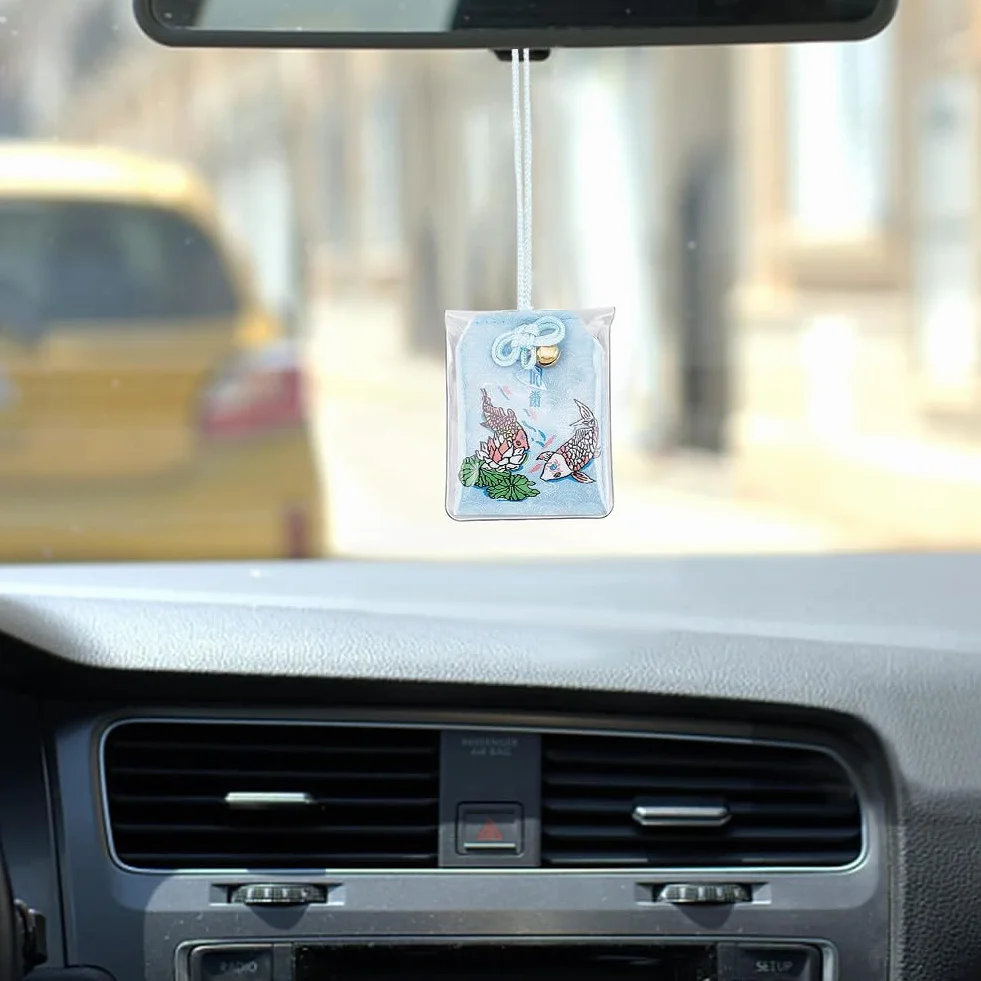 WEBEEDY Japonés Omamori Amuleto Colgantes Bolsita